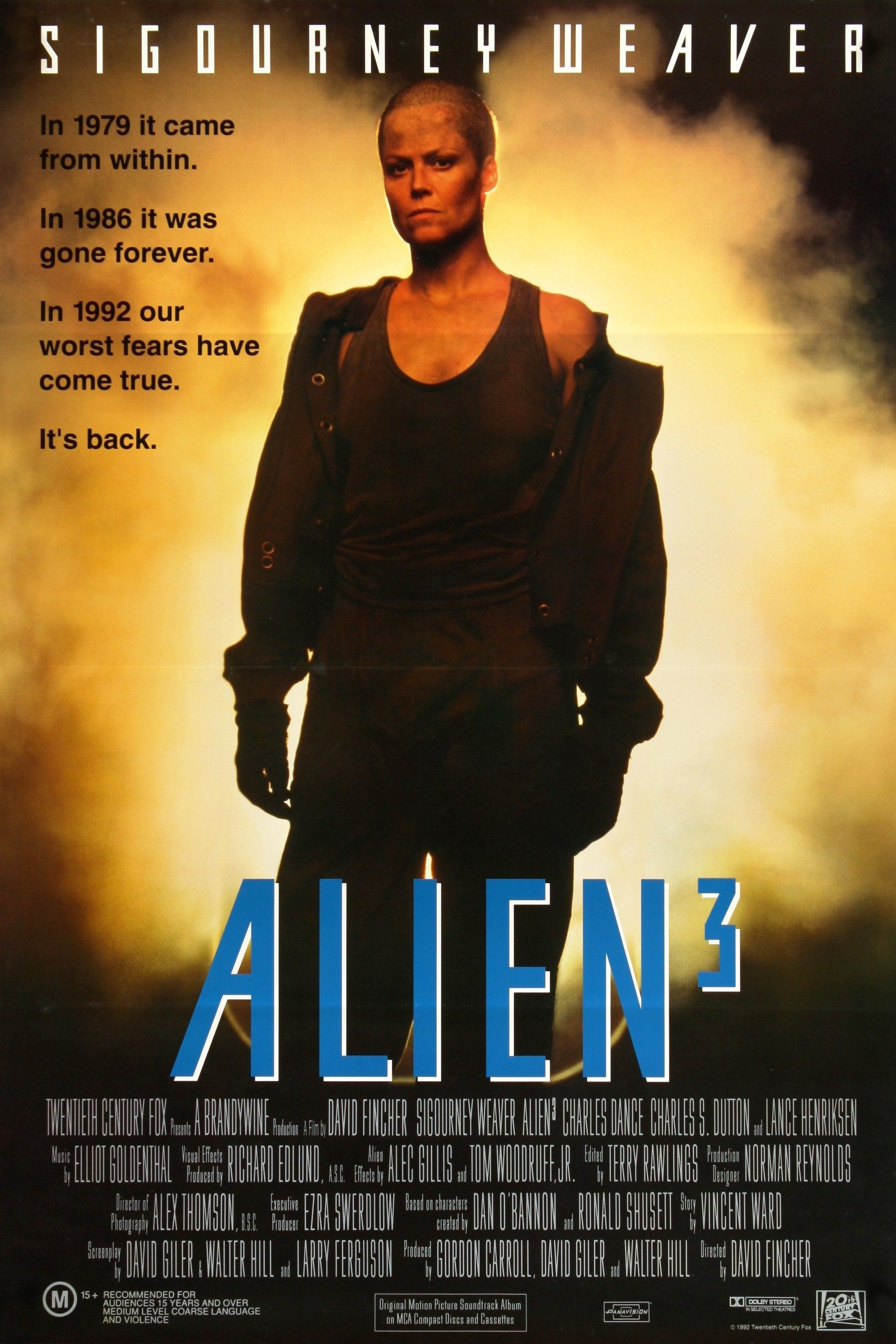 Mega Sized Movie Poster Image for Alien 3 (#3 of 6)