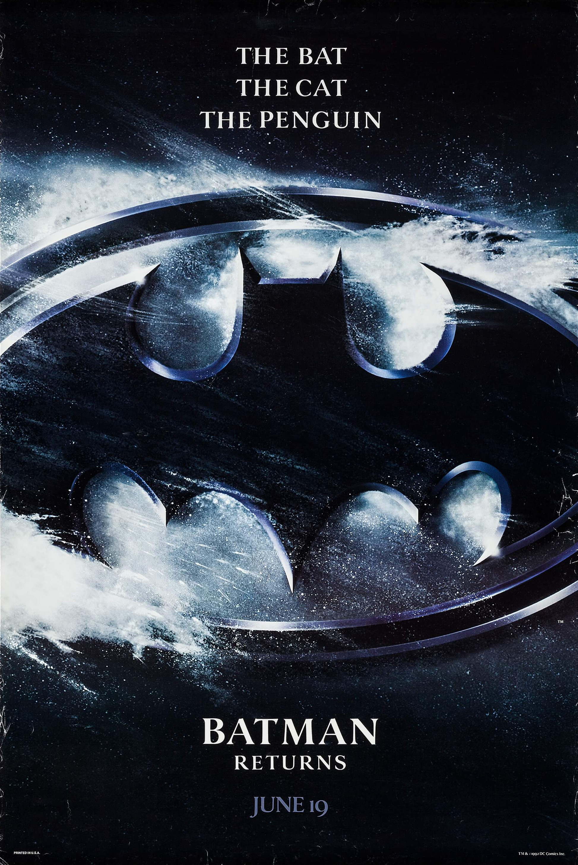 Mega Sized Movie Poster Image for Batman Returns (#2 of 8)