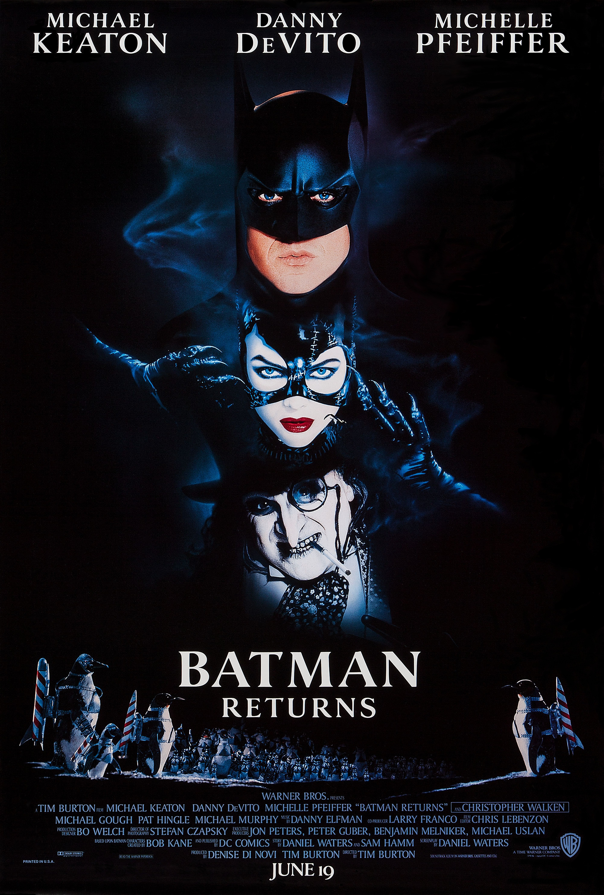Mega Sized Movie Poster Image for Batman Returns (#3 of 8)