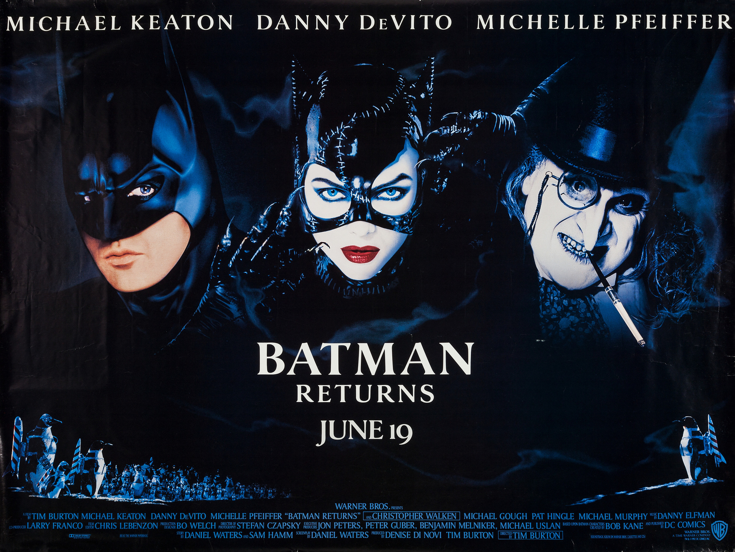 Mega Sized Movie Poster Image for Batman Returns (#8 of 8)