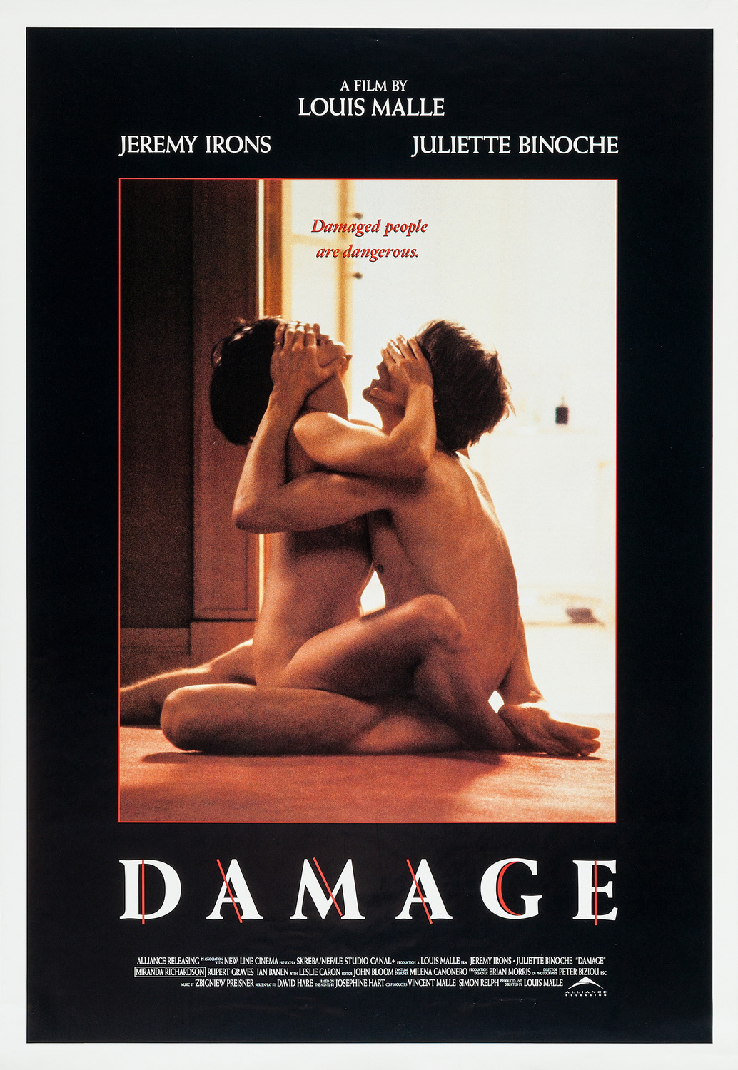 Extra Large Movie Poster Image for Damage (#2 of 3)