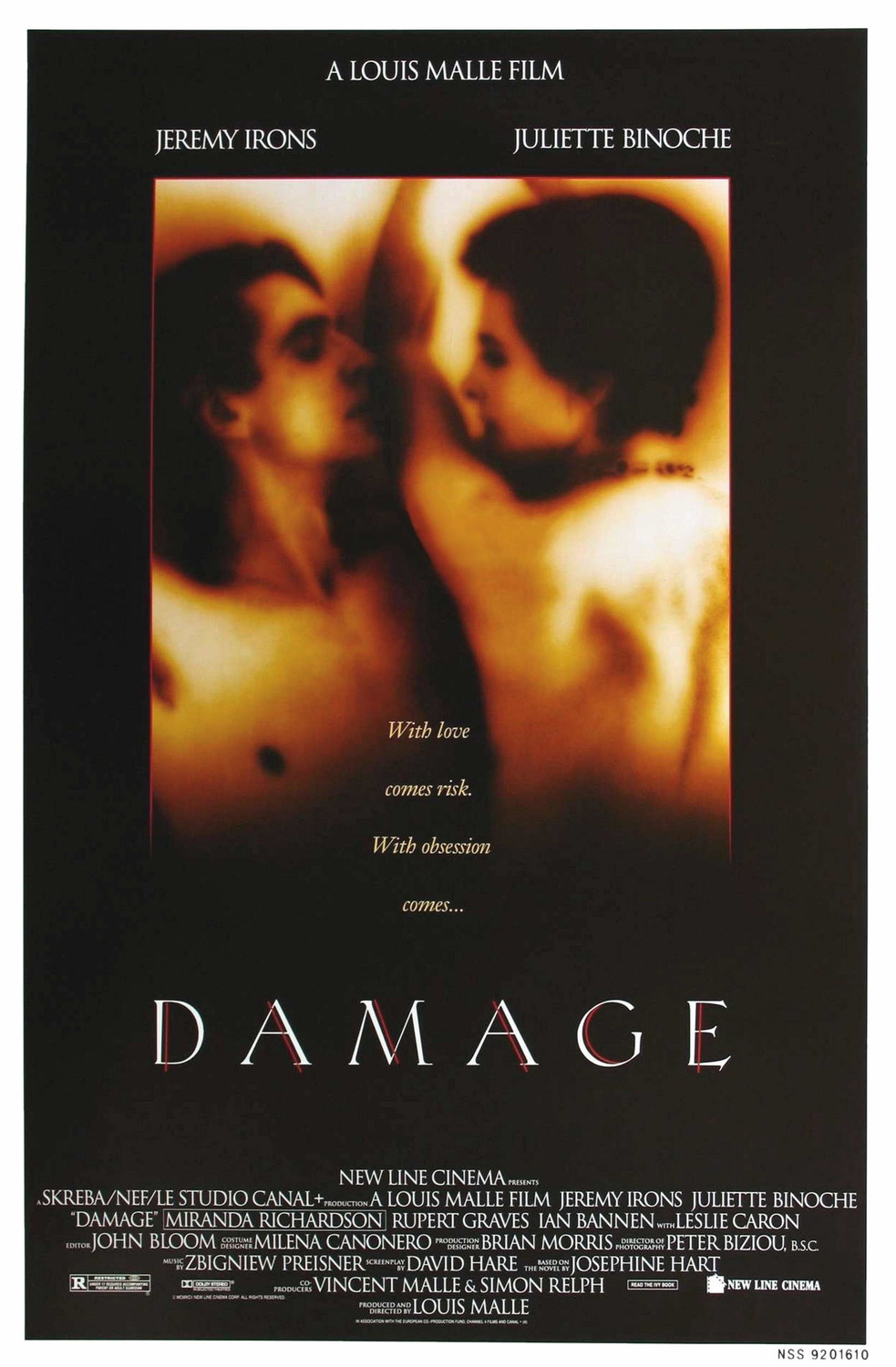 Extra Large Movie Poster Image for Damage (#1 of 3)
