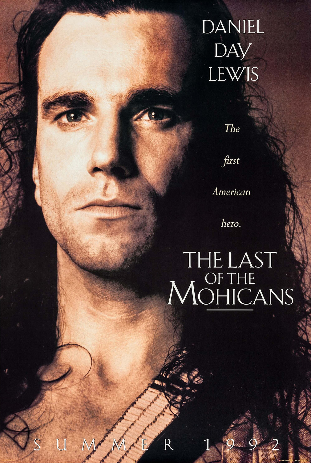 Extra Large Movie Poster Image for The Last of the Mohicans (#1 of 3)