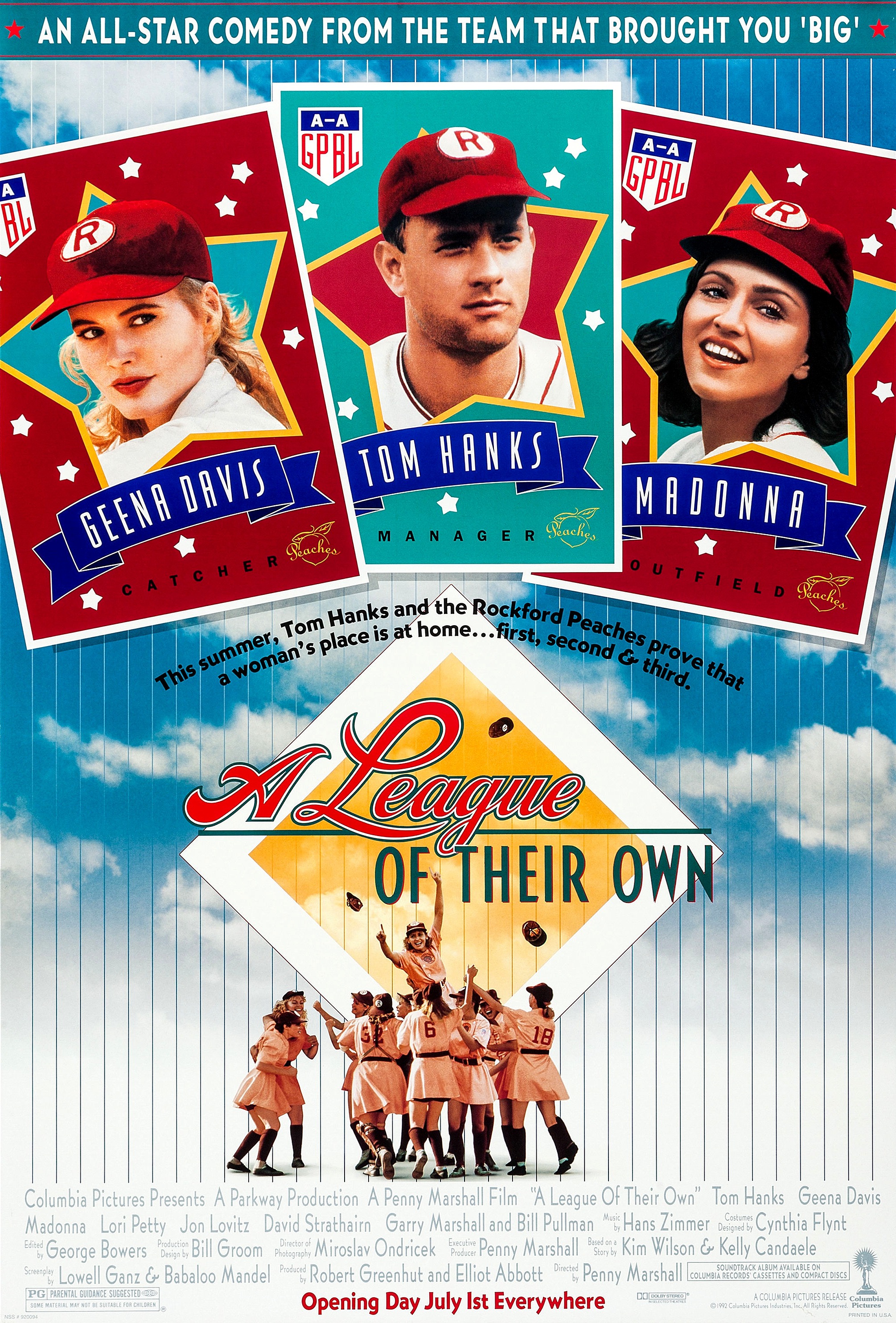 Mega Sized Movie Poster Image for A League of Their Own (#2 of 3)