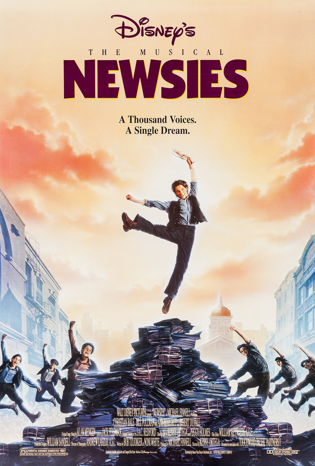 Extra Large Movie Poster Image for Newsies 