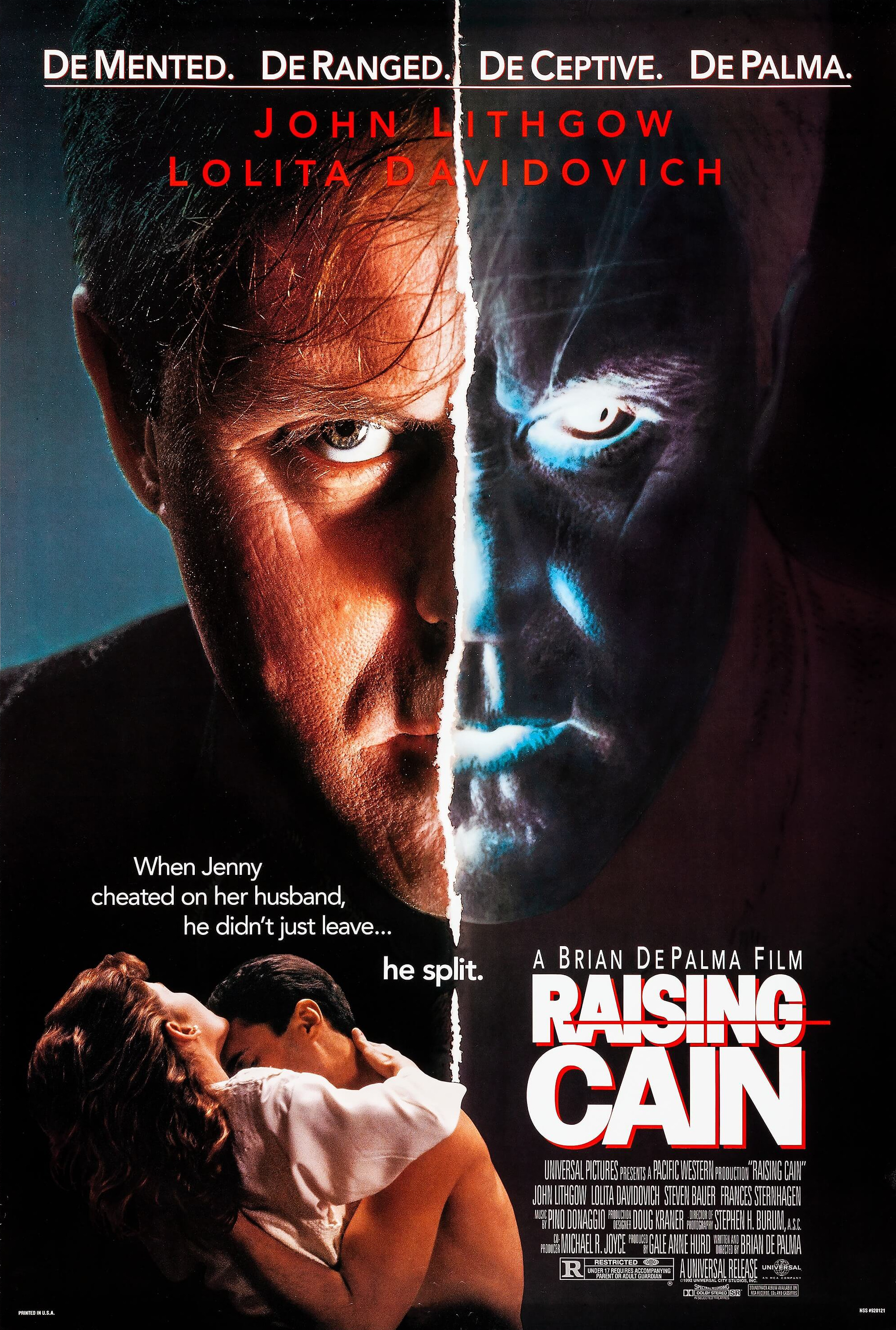 Mega Sized Movie Poster Image for Raising Cain 