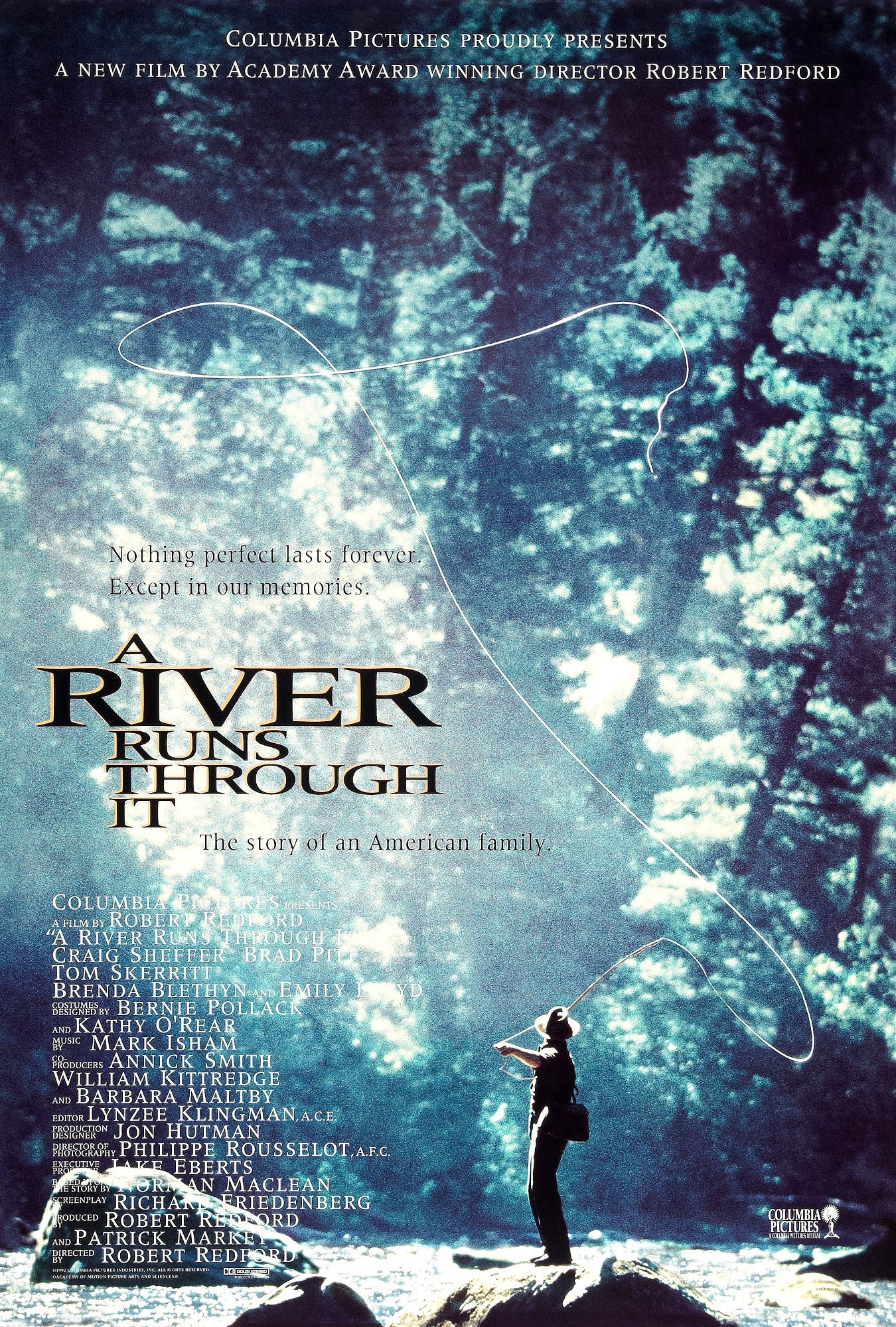 Mega Sized Movie Poster Image for A River Runs Through It 
