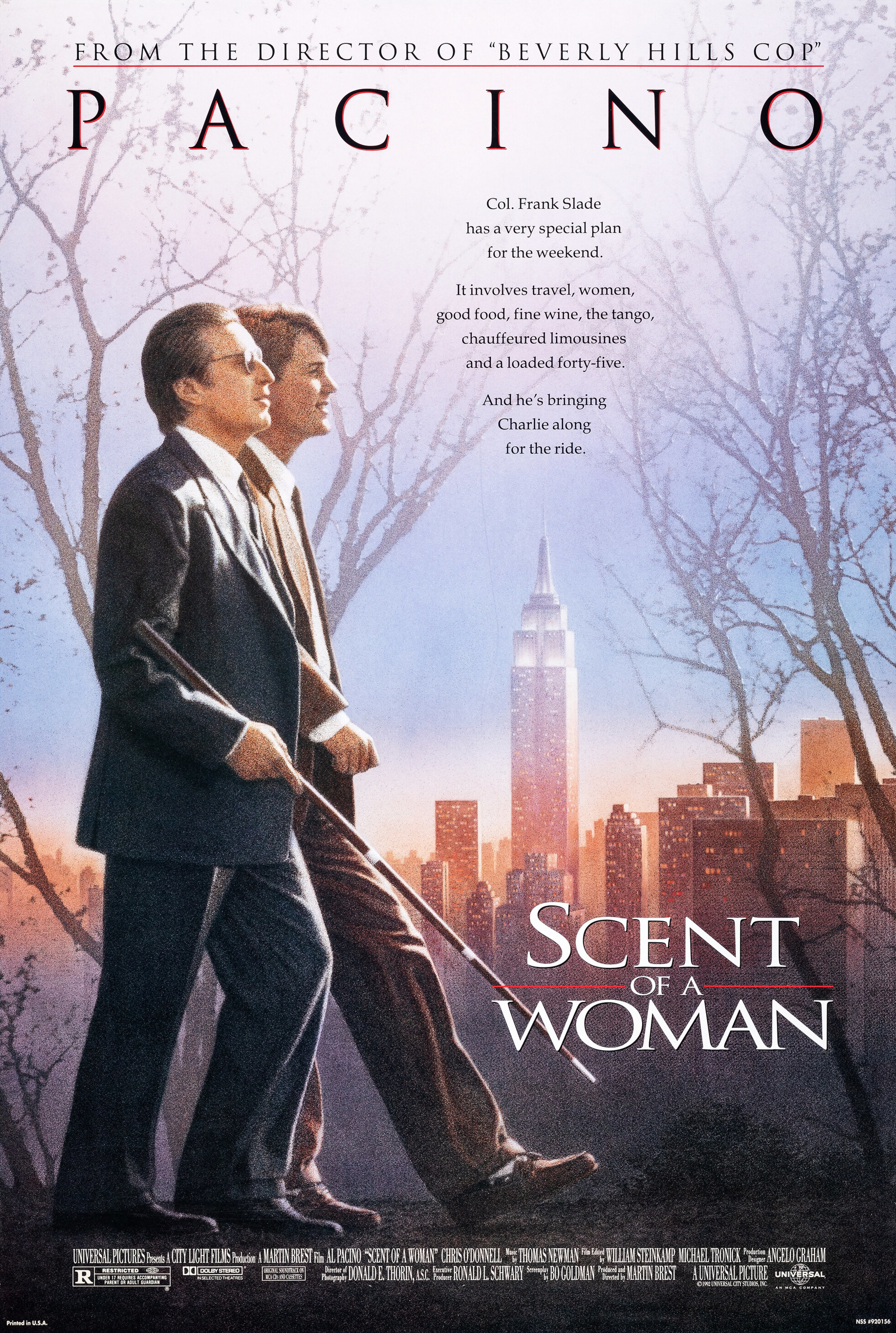 Mega Sized Movie Poster Image for Scent of a Woman (#1 of 2)