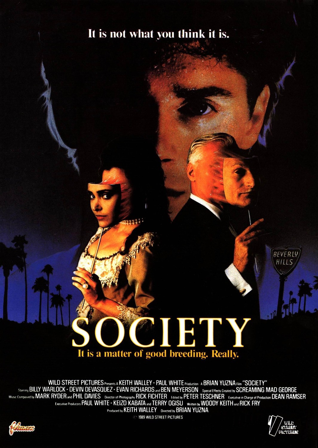 Extra Large Movie Poster Image for Society 