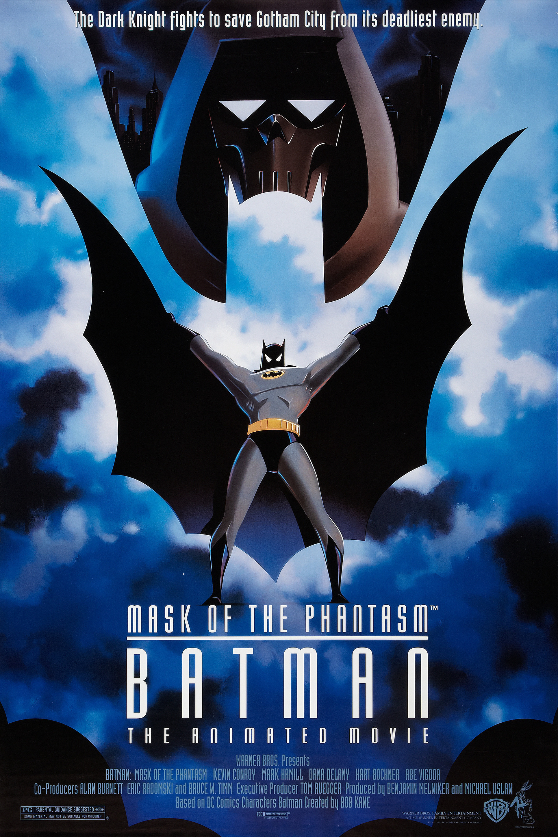Mega Sized Movie Poster Image for Batman: Mask of the Phantasm 