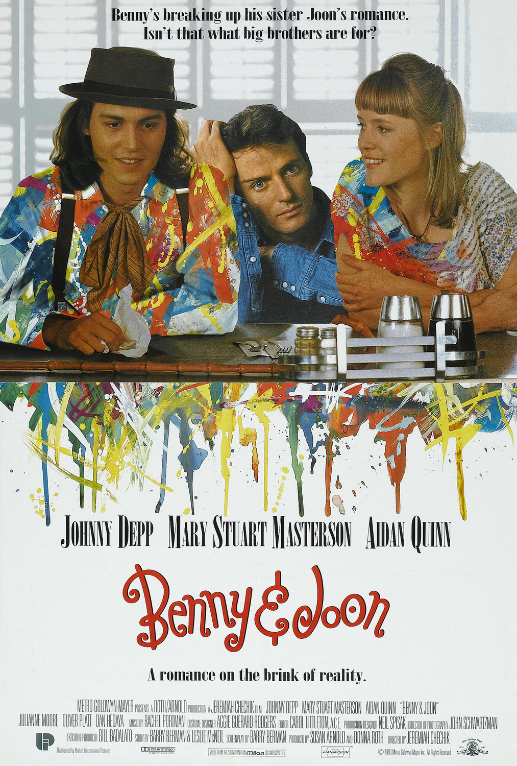 Extra Large Movie Poster Image for Benny & Joon (#3 of 3)