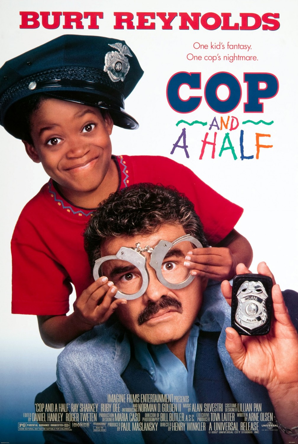 Extra Large Movie Poster Image for Cop and a Half 