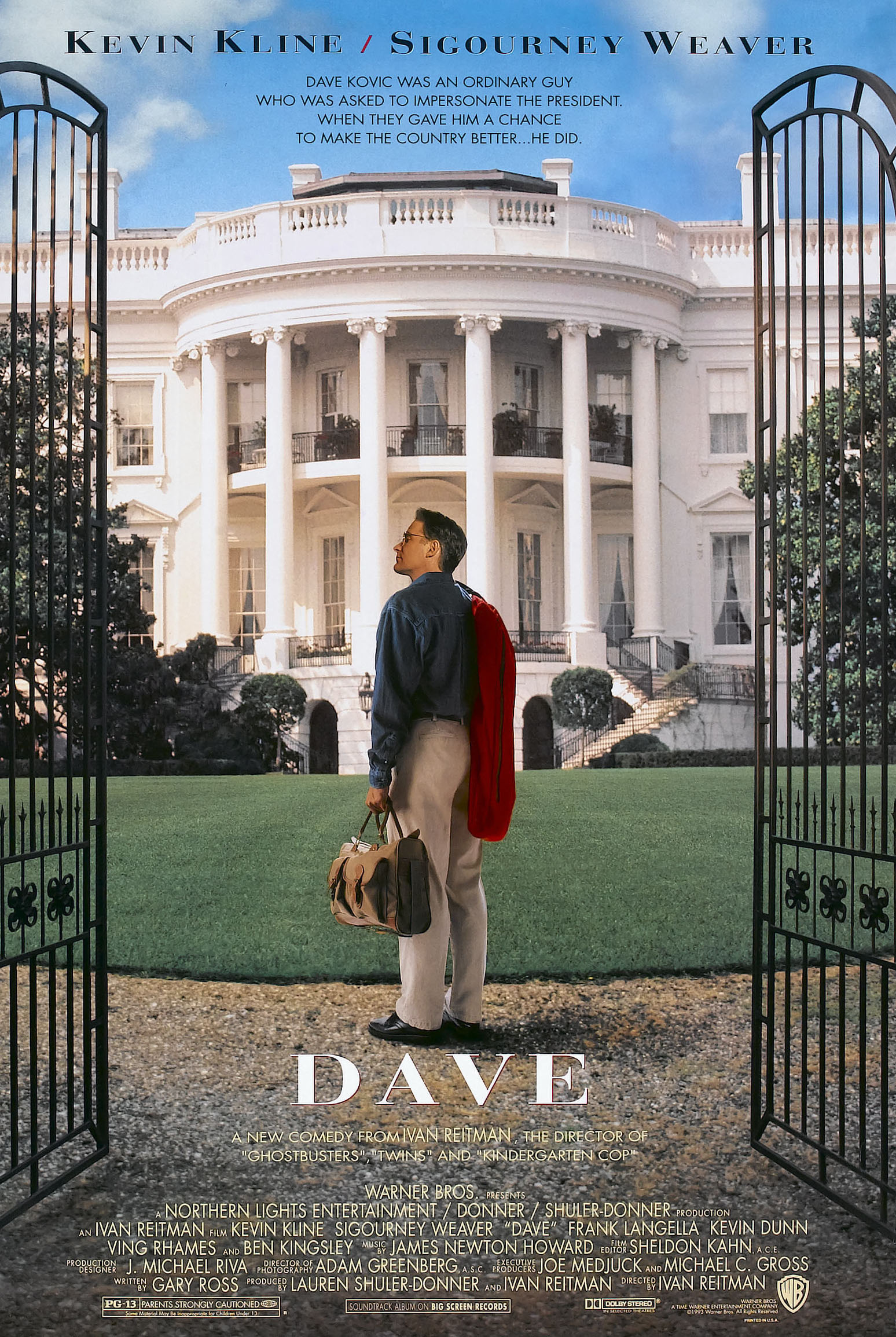Mega Sized Movie Poster Image for Dave (#1 of 2)