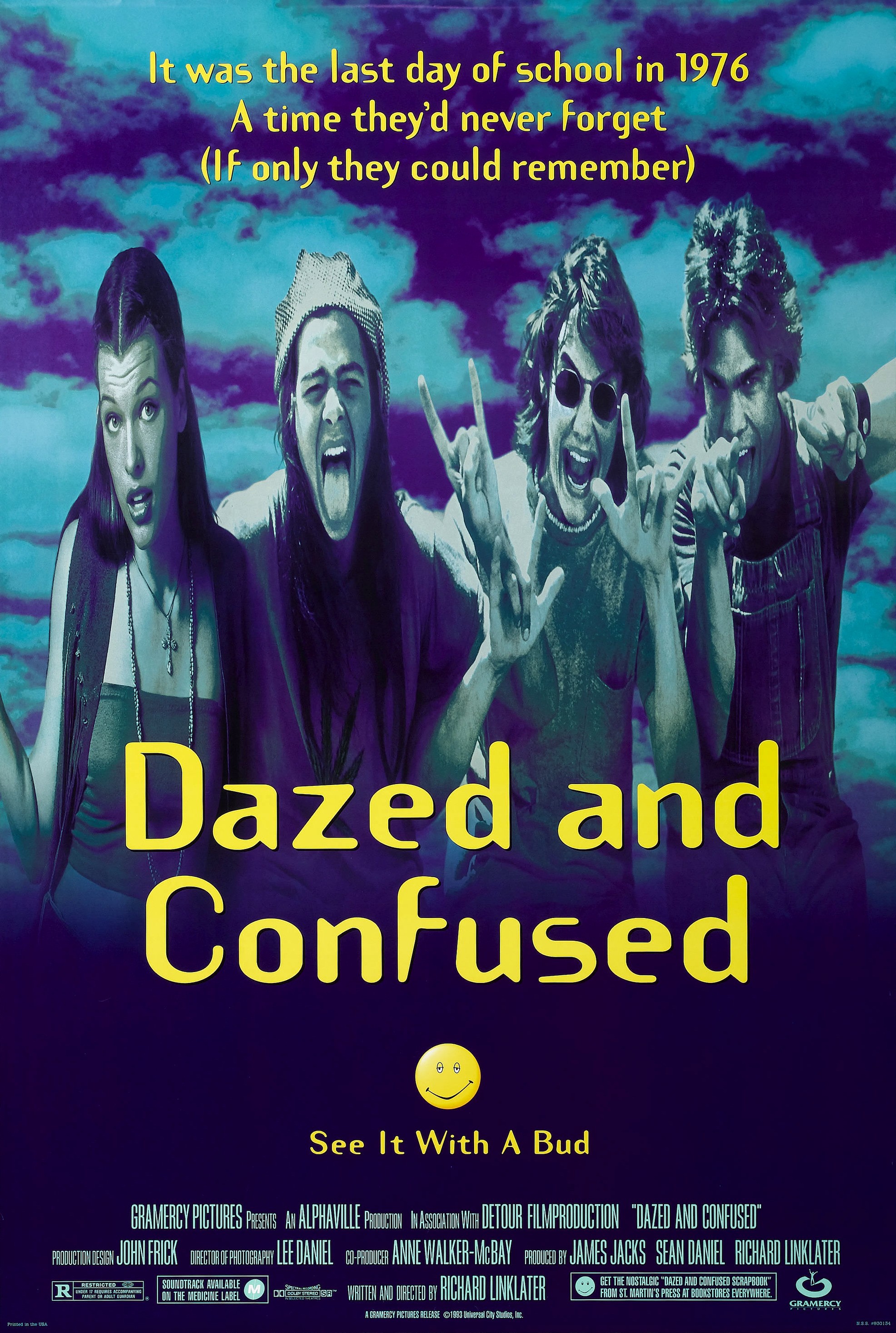 Mega Sized Movie Poster Image for Dazed and Confused (#2 of 2)