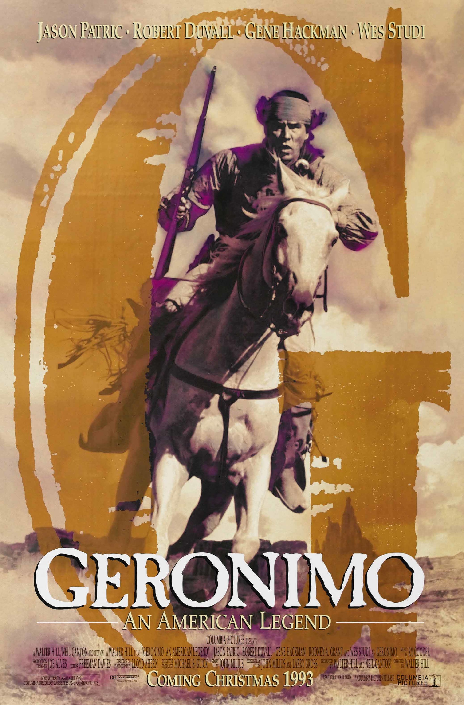 Mega Sized Movie Poster Image for Geronimo: An American legend (#2 of 4)