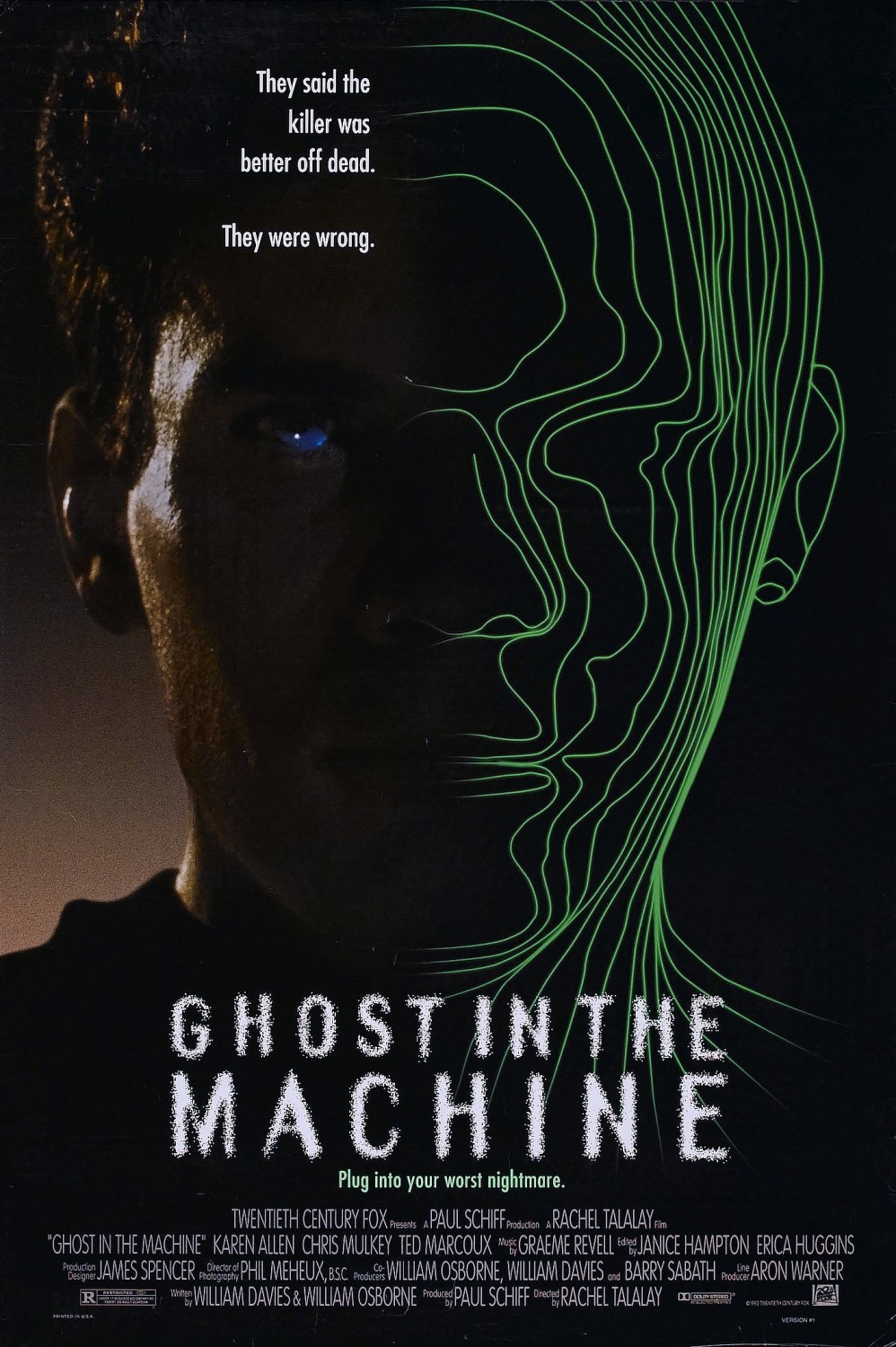 Extra Large Movie Poster Image for Ghost in the Machine 