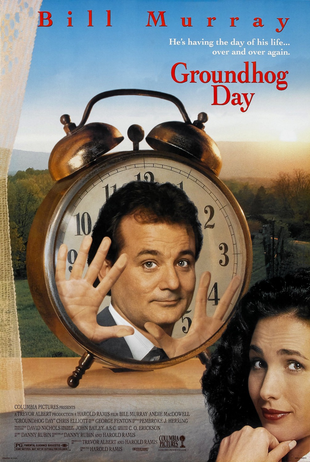 Extra Large Movie Poster Image for Groundhog Day (#1 of 3)