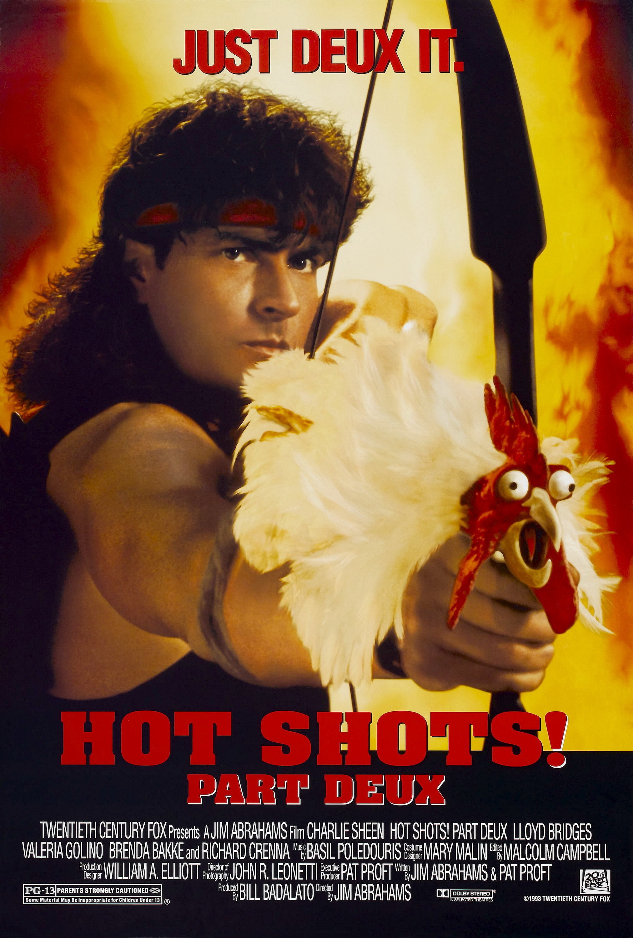 Mega Sized Movie Poster Image for Hot Shots! Part Deux (#2 of 4)
