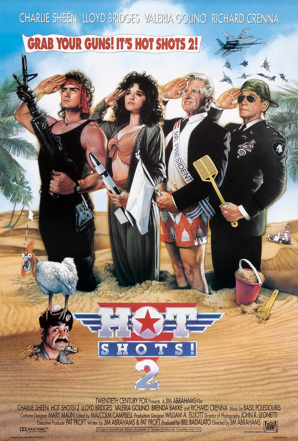 Extra Large Movie Poster Image for Hot Shots! Part Deux (#4 of 4)