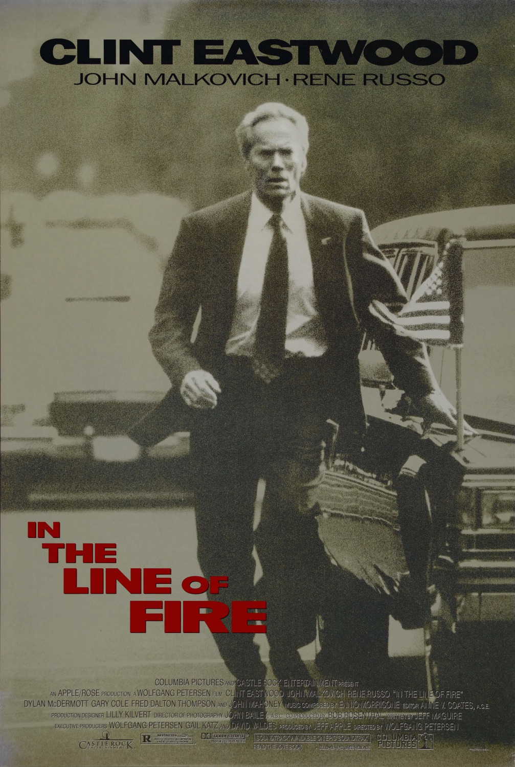 In the Line of Fire (1 of 2) Extra Large Movie Poster Image IMP Awards