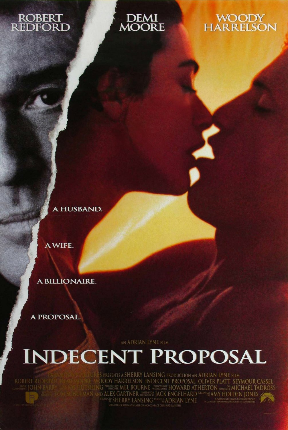 Extra Large Movie Poster Image for Indecent Proposal 