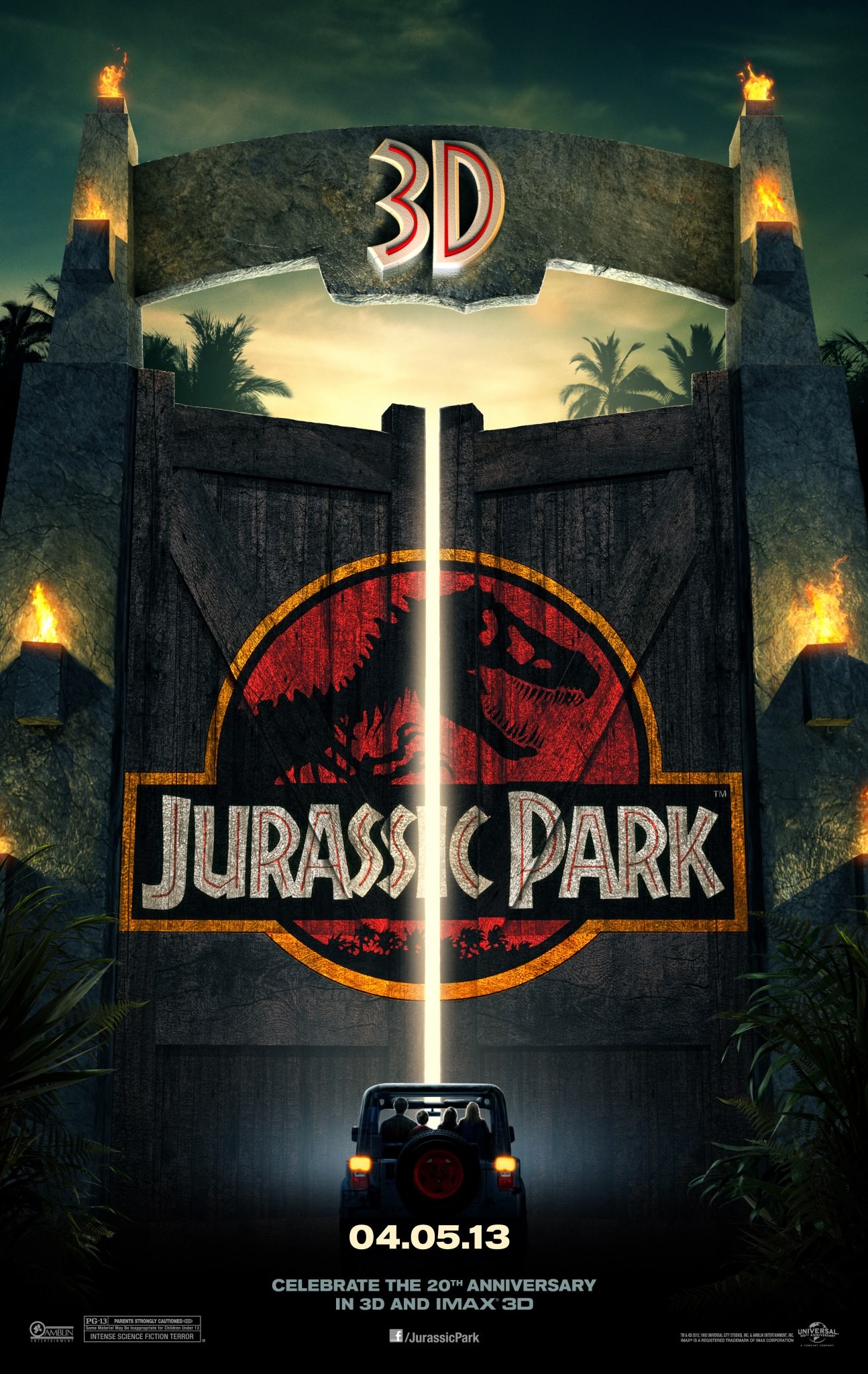 Mega Sized Movie Poster Image for Jurassic Park (#3 of 3)