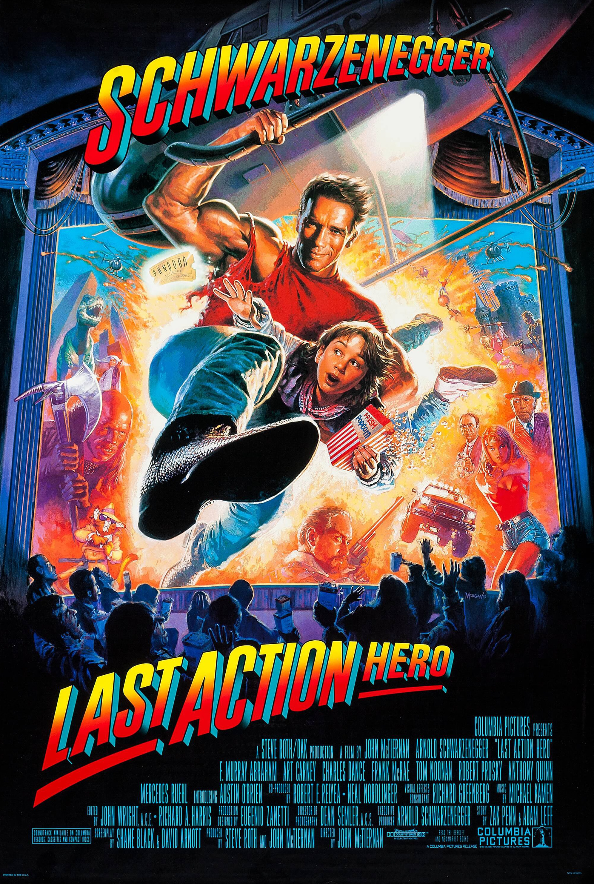 Mega Sized Movie Poster Image for Last Action Hero (#2 of 3)