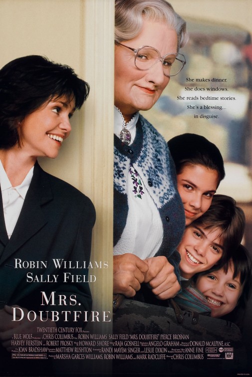 Mrs. Doubtfire Movie Poster