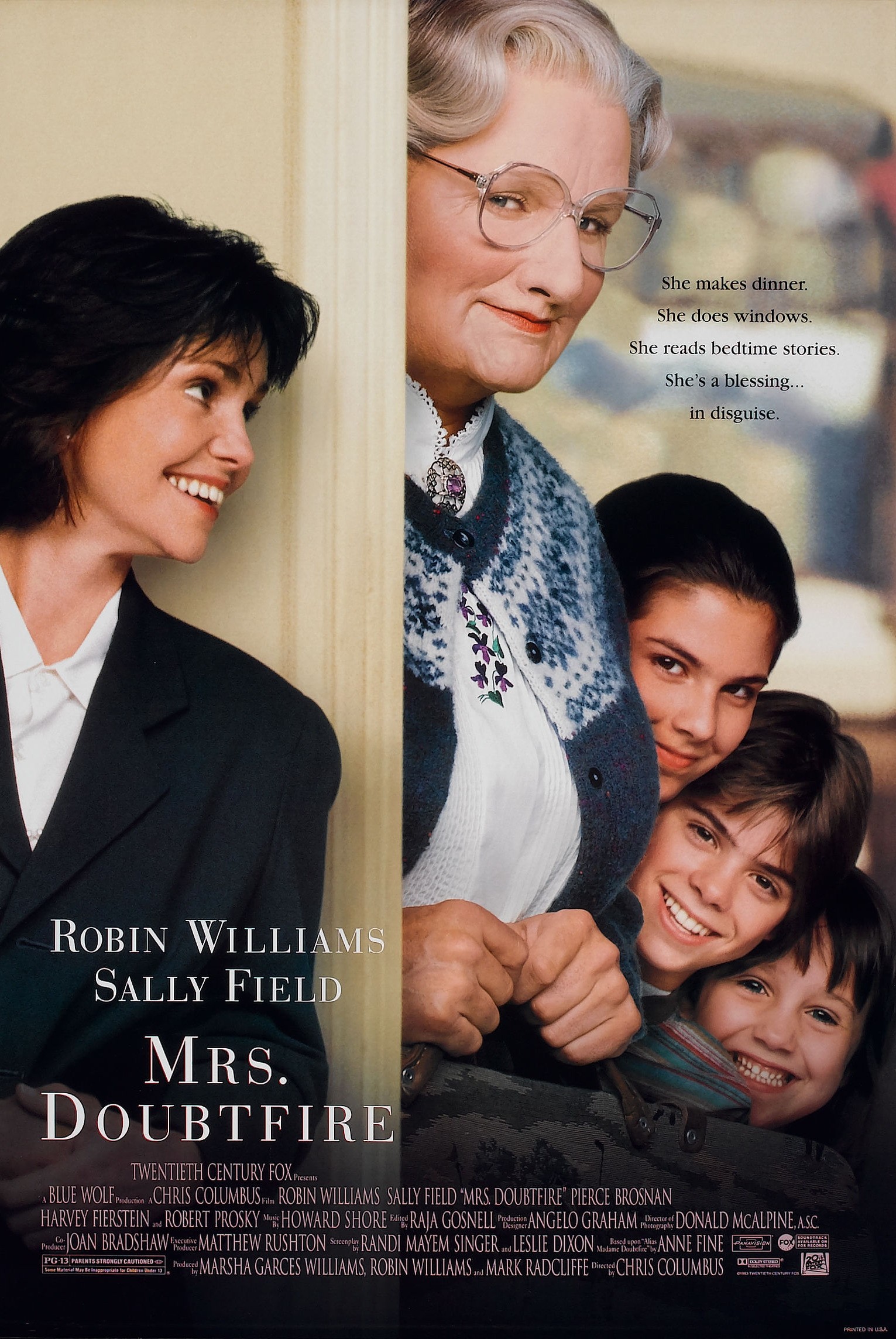 Mega Sized Movie Poster Image for Mrs. Doubtfire (#2 of 5)