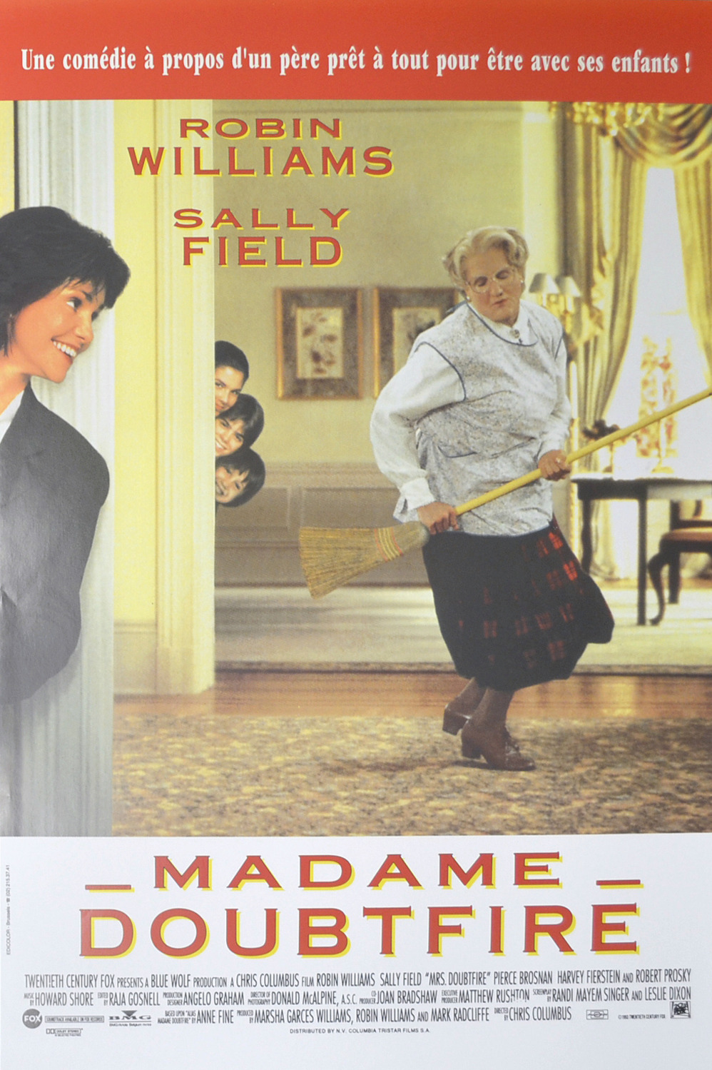 Extra Large Movie Poster Image for Mrs. Doubtfire (#4 of 5)