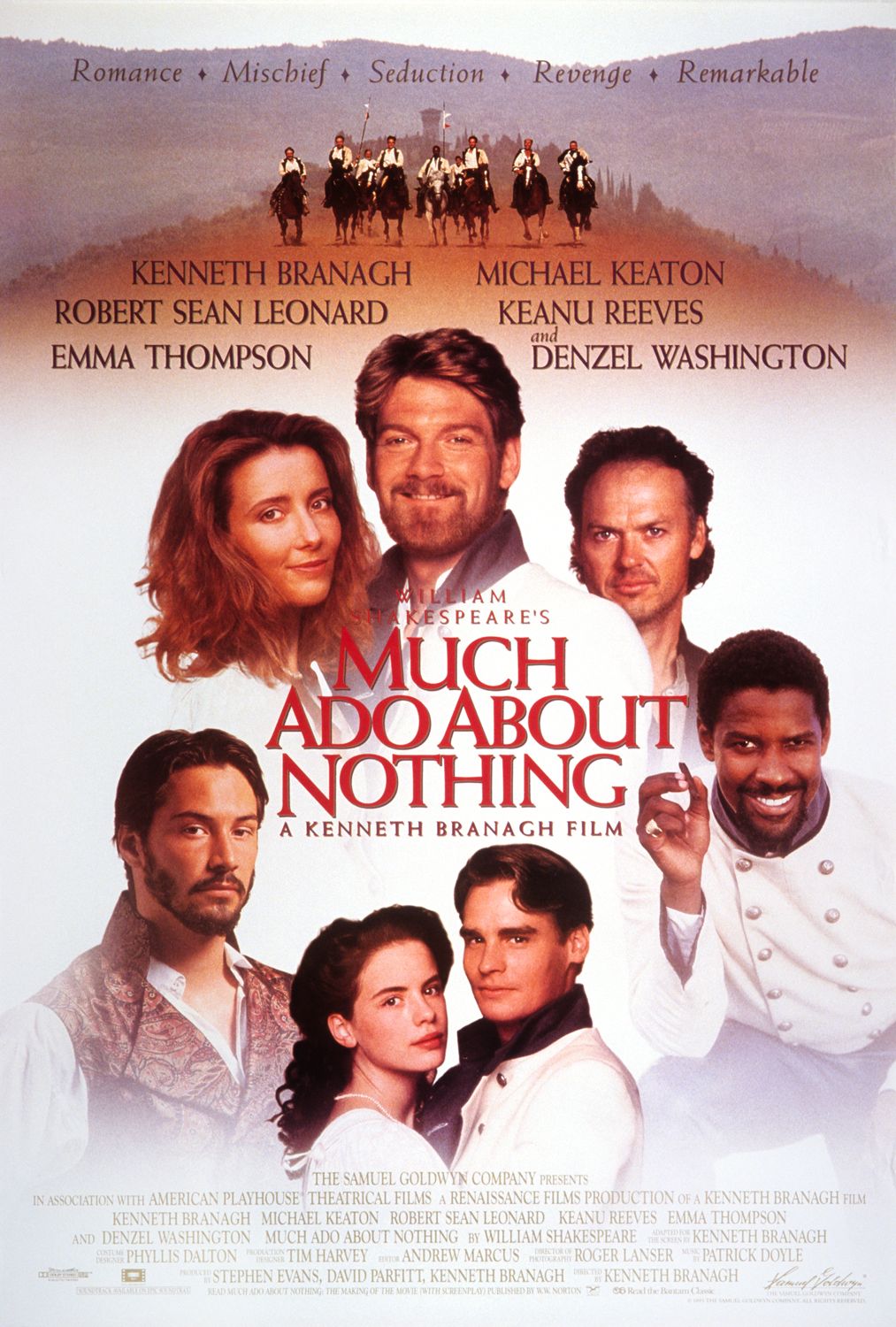 Extra Large Movie Poster Image for Much Ado About Nothing (#1 of 3)