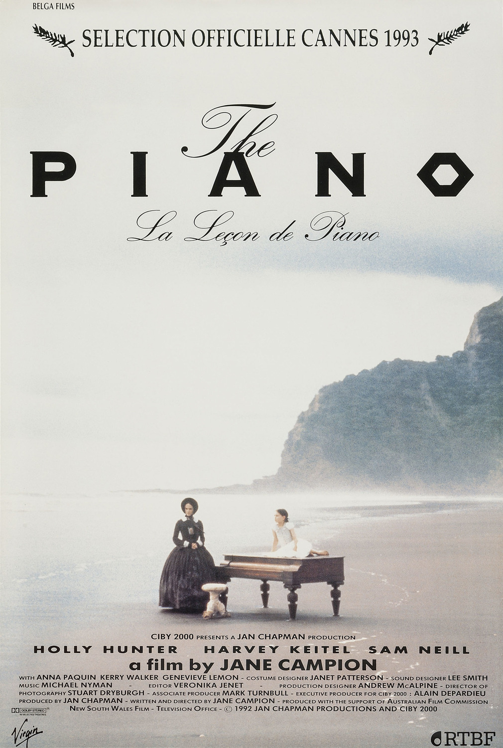 Extra Large Movie Poster Image for The Piano (#1 of 6)