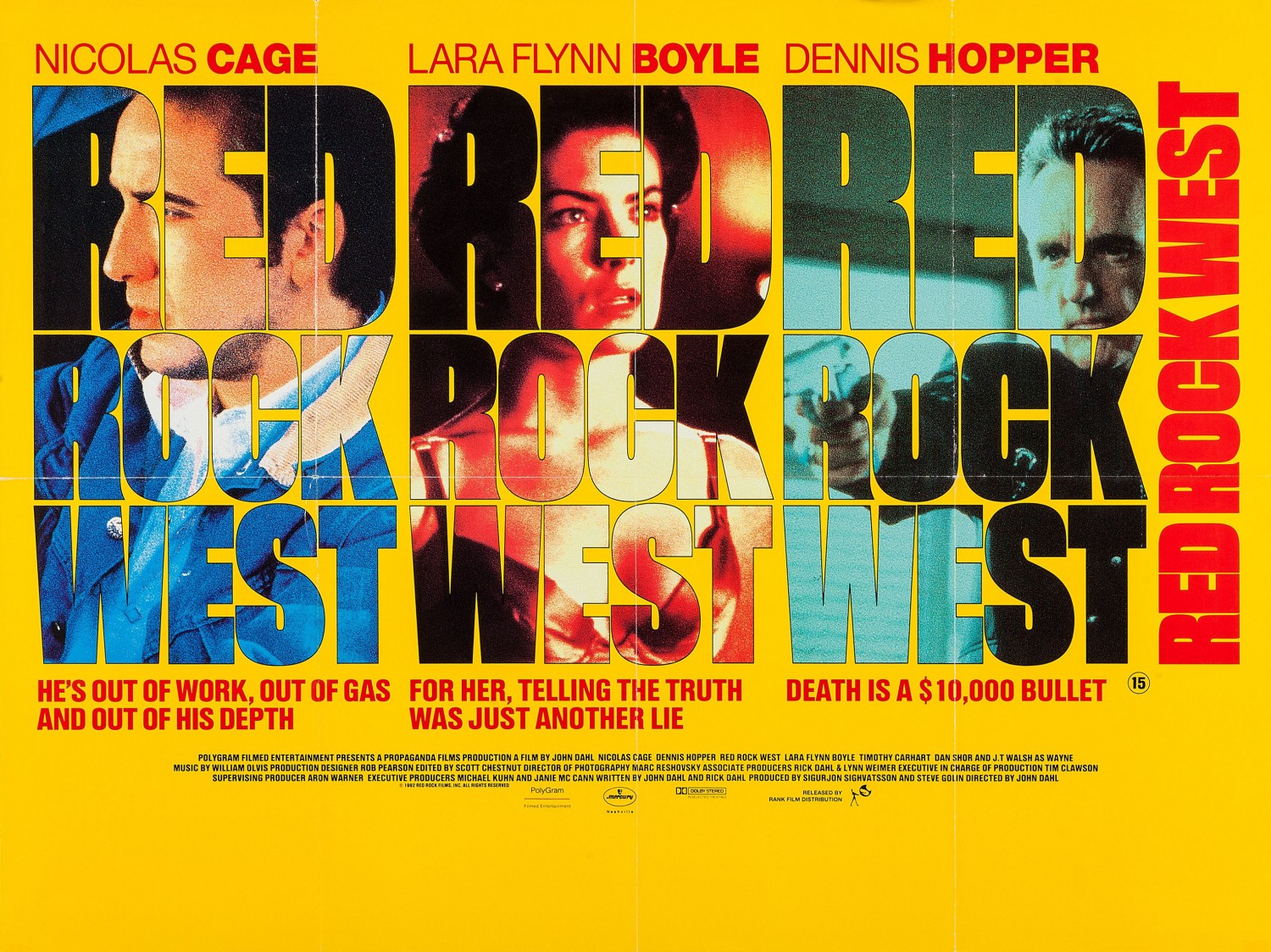 Extra Large Movie Poster Image for Red Rock West 