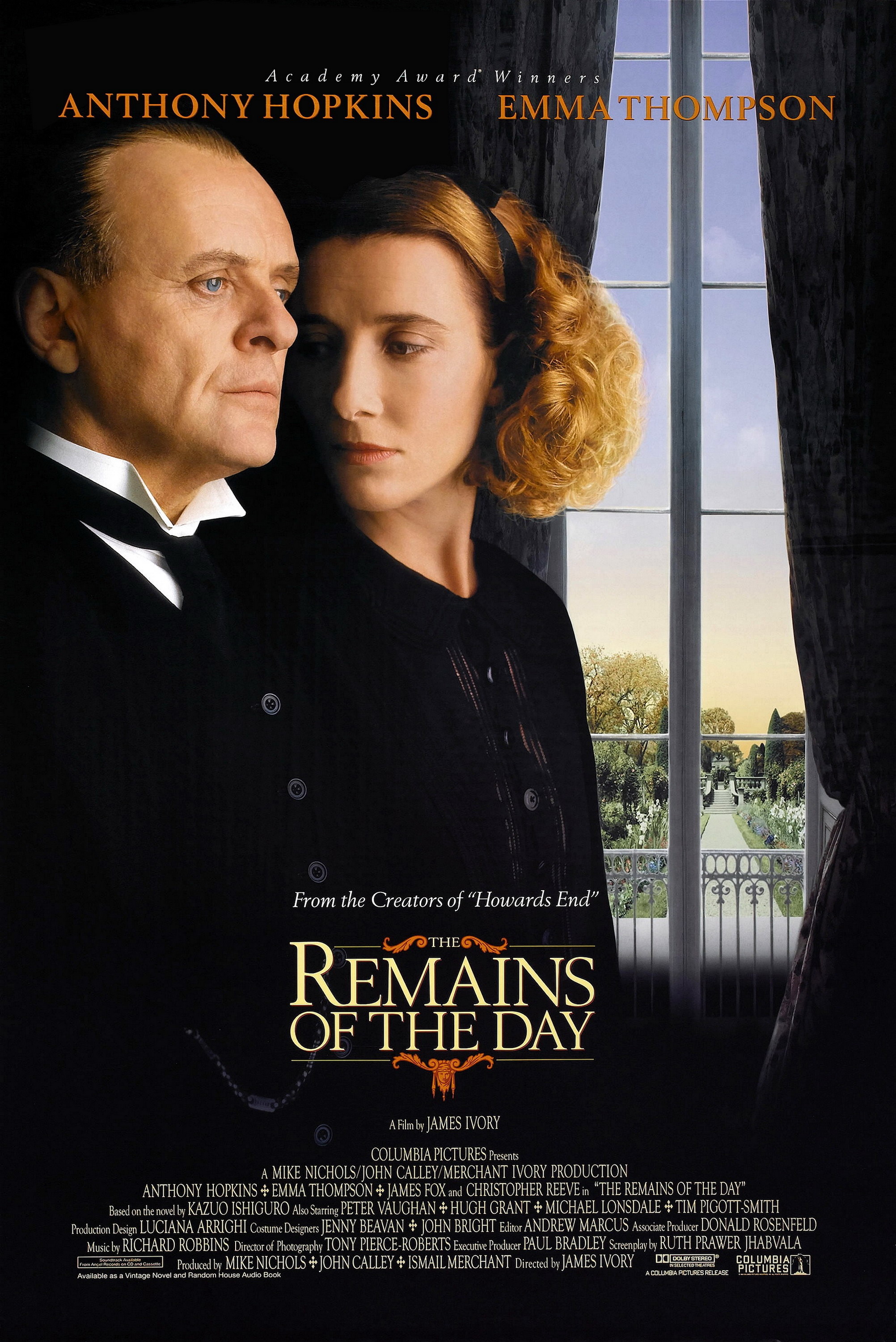 Mega Sized Movie Poster Image for The Remains of the Day 