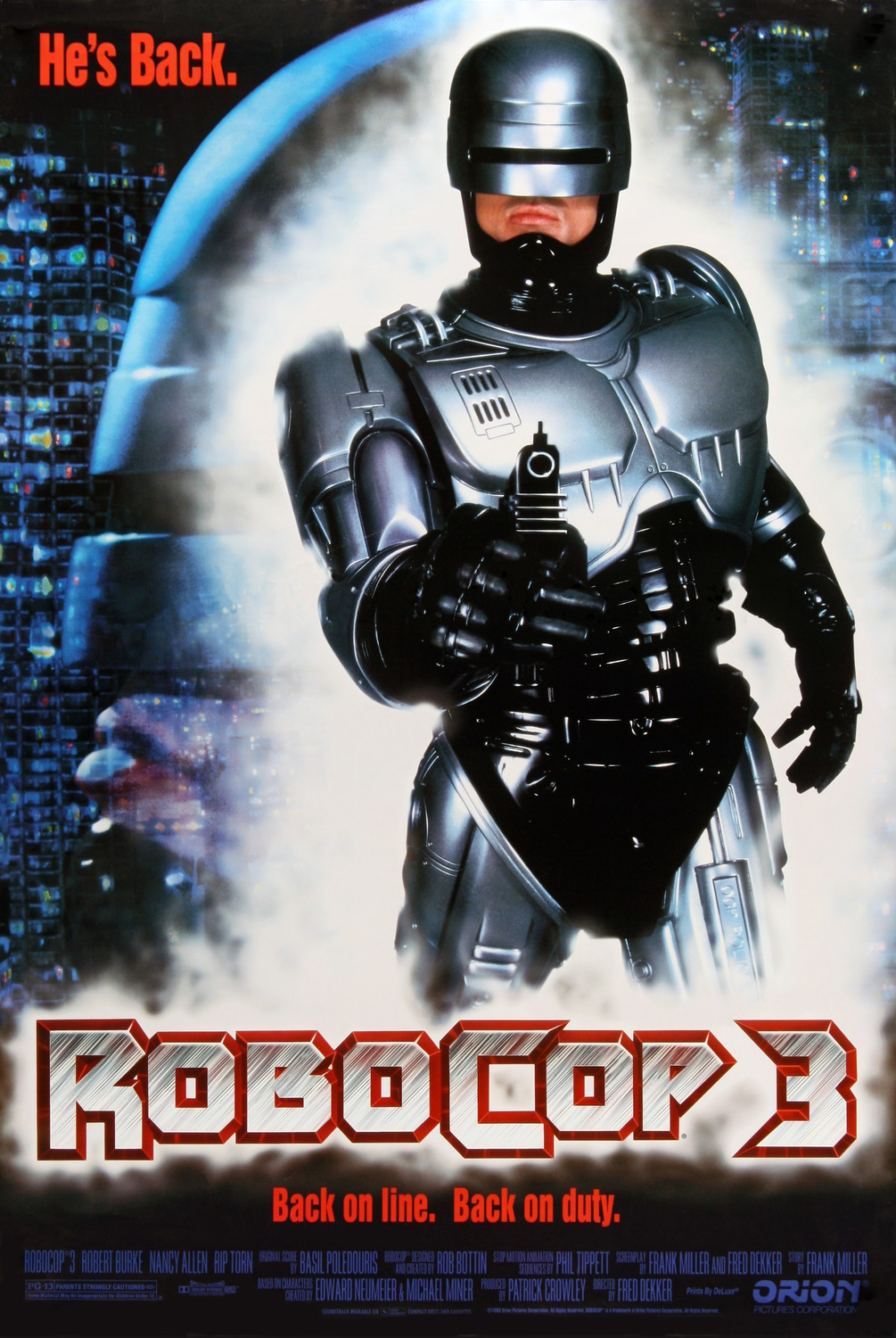 Extra Large Movie Poster Image for Robocop 3 (#2 of 3)