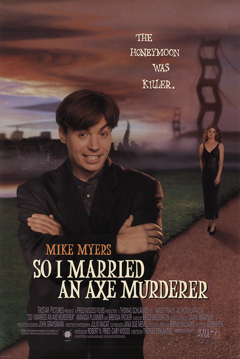 Extra Large Movie Poster Image for So I Married an Axe Murderer 