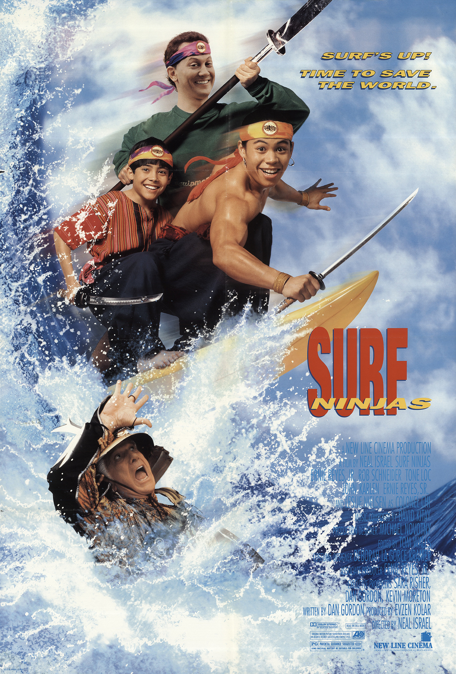 Mega Sized Movie Poster Image for Surf Ninjas 
