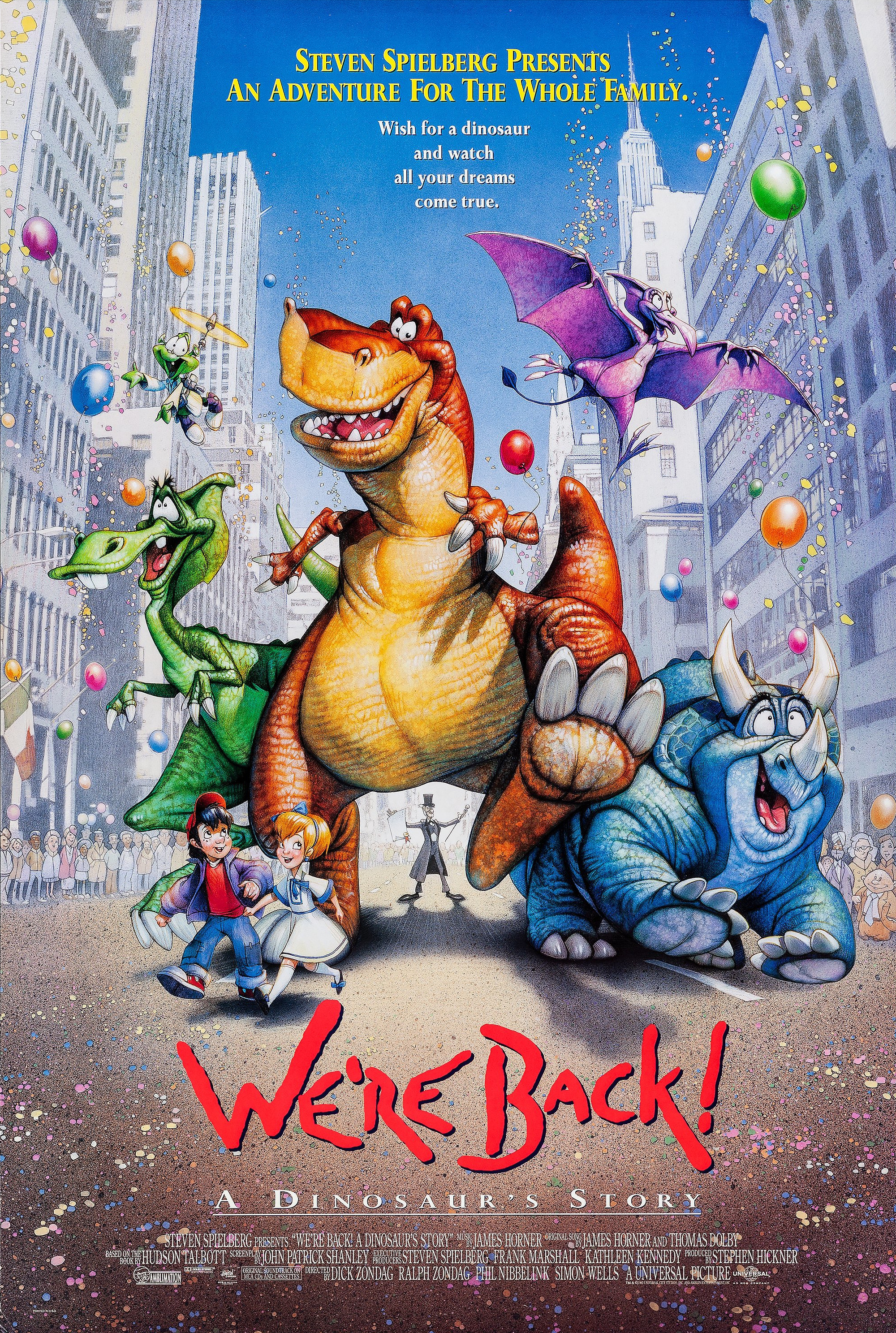 Mega Sized Movie Poster Image for We're Back! A Dinosaur's Story (#1 of 2)