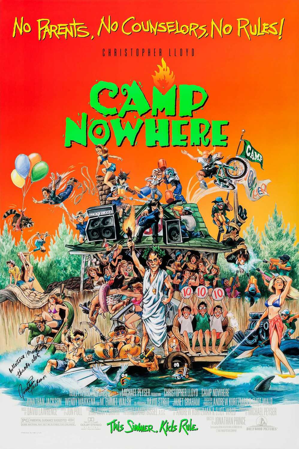 Extra Large Movie Poster Image for Camp Nowhere 