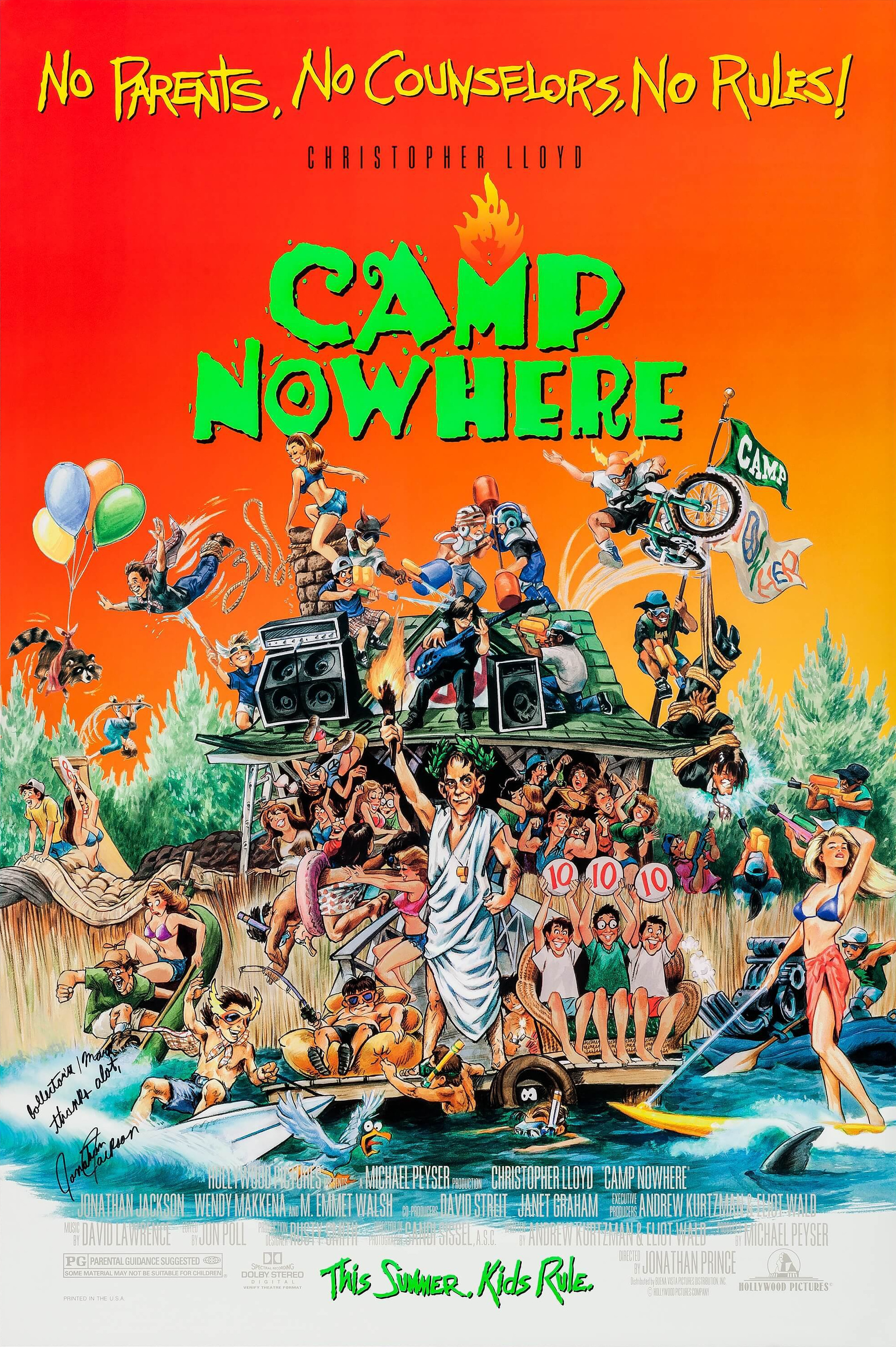 Mega Sized Movie Poster Image for Camp Nowhere 