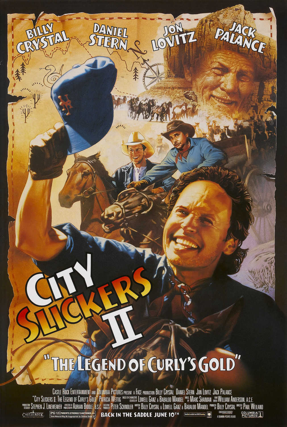 Extra Large Movie Poster Image for City Slickers II: The Legend Of Curly's Gold (#2 of 2)