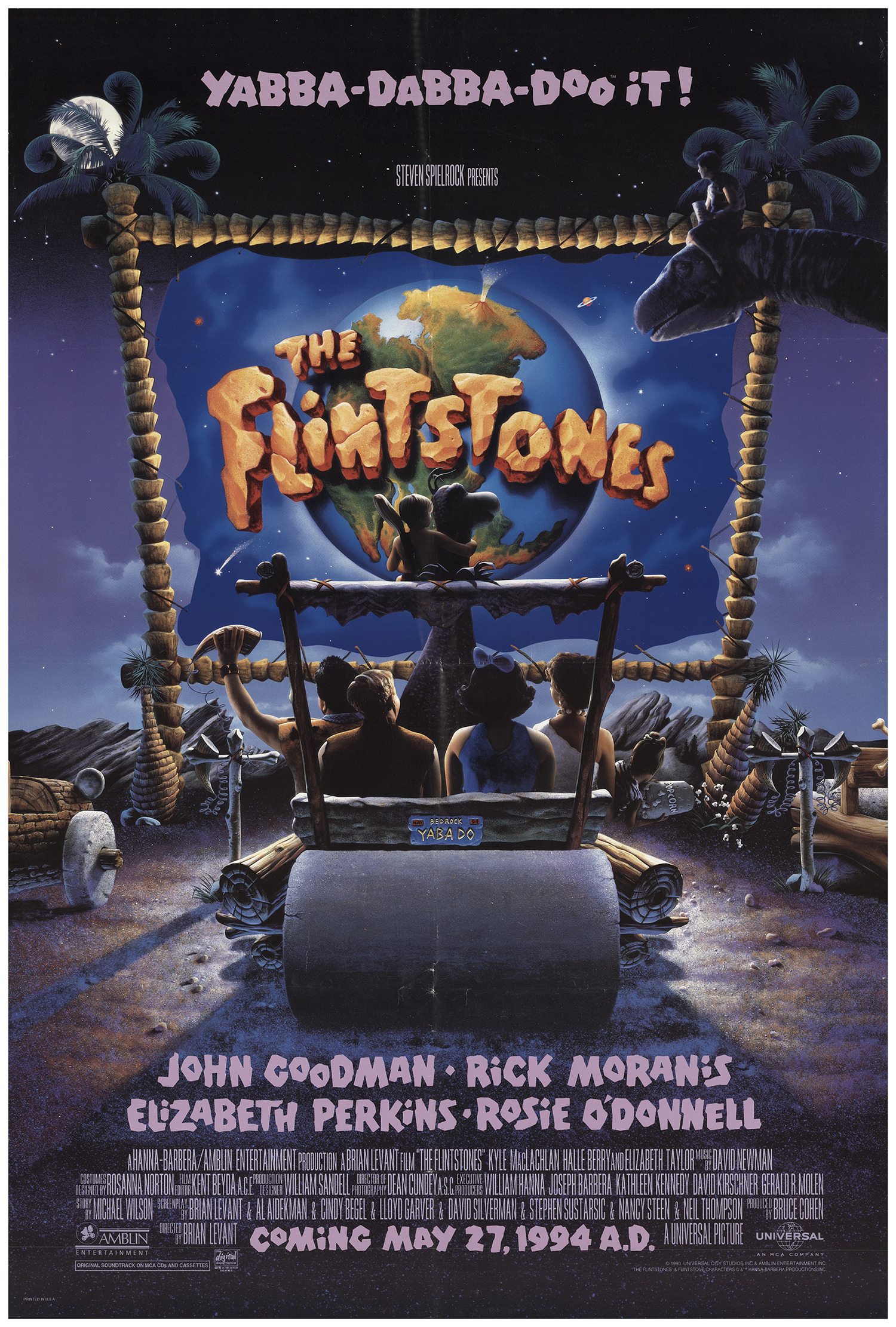 Mega Sized Movie Poster Image for The Flintstones (#1 of 2)