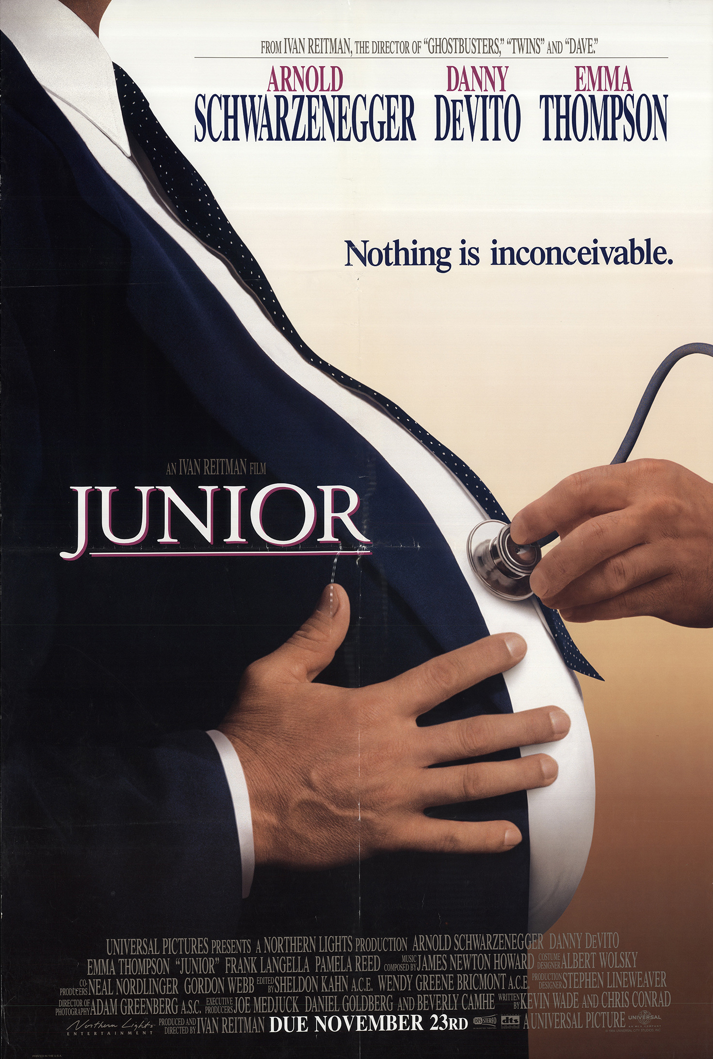 Mega Sized Movie Poster Image for Junior (#2 of 2)