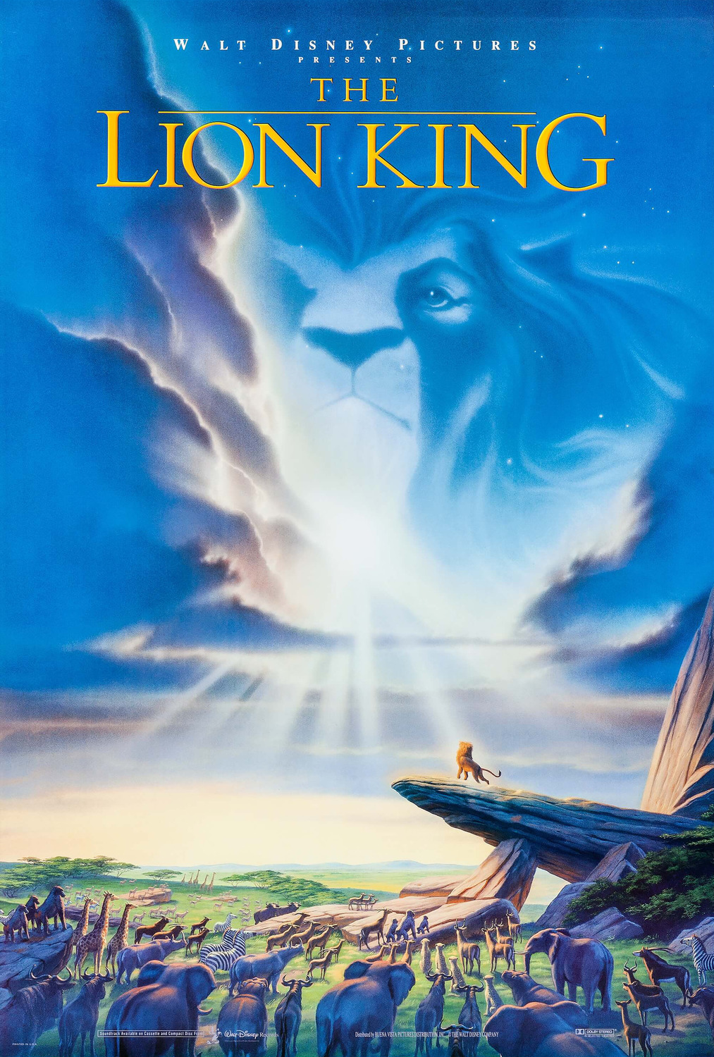 Extra Large Movie Poster Image for The Lion King (#1 of 6)