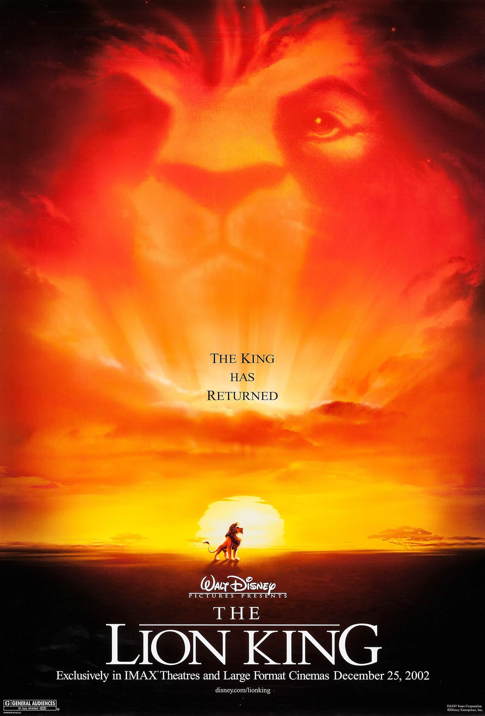 Mega Sized Movie Poster Image for The Lion King (#4 of 6)