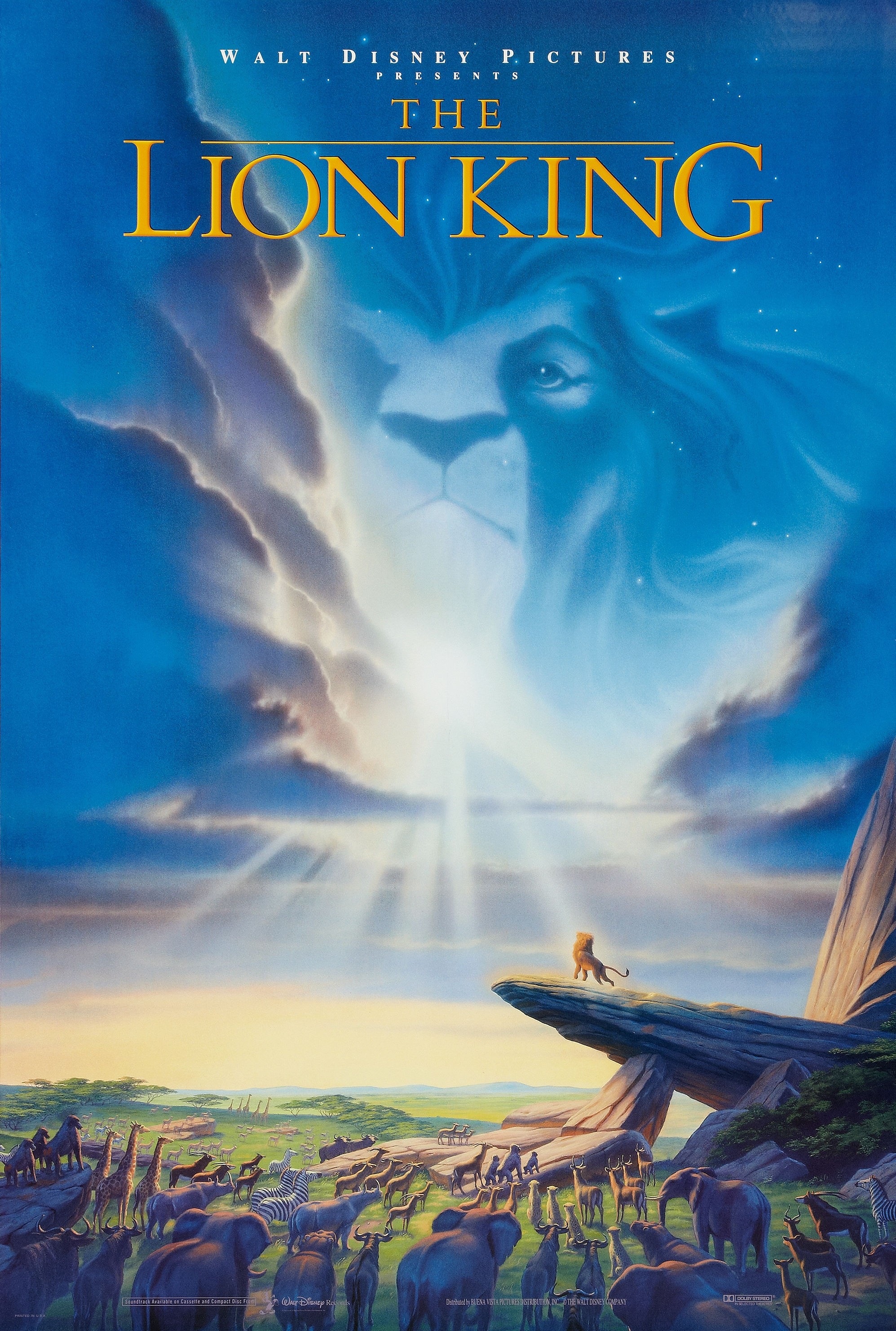 Mega Sized Movie Poster Image for The Lion King (#5 of 7)