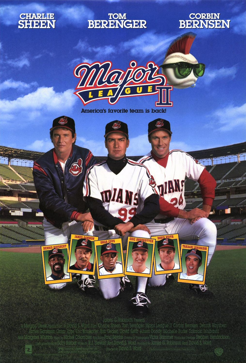Extra Large Movie Poster Image for Major League II 