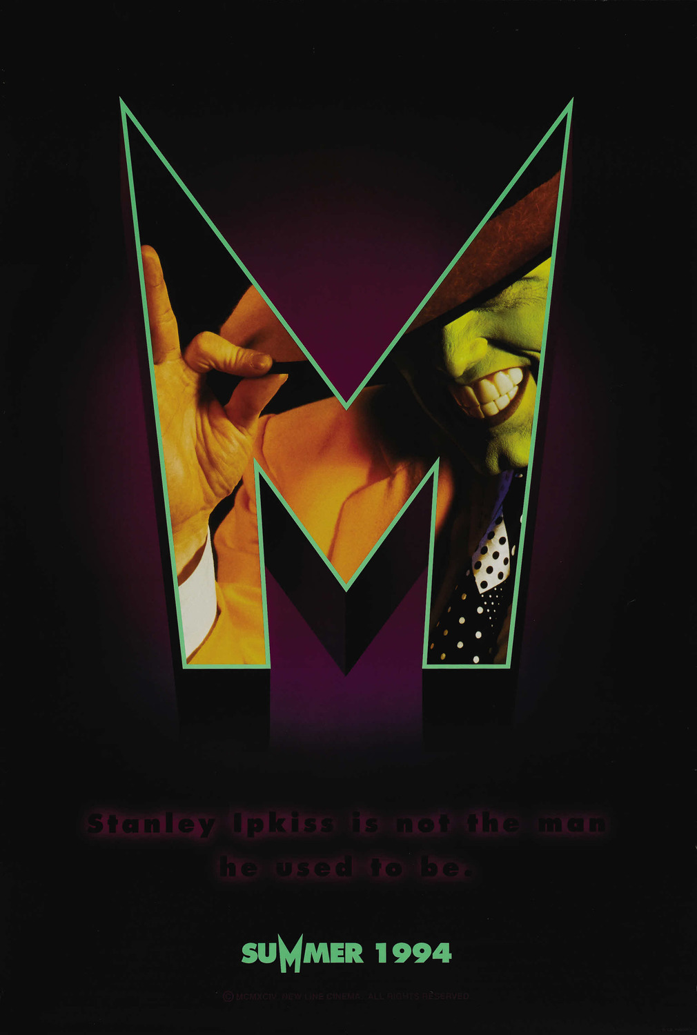 Extra Large Movie Poster Image for The Mask (#2 of 2)