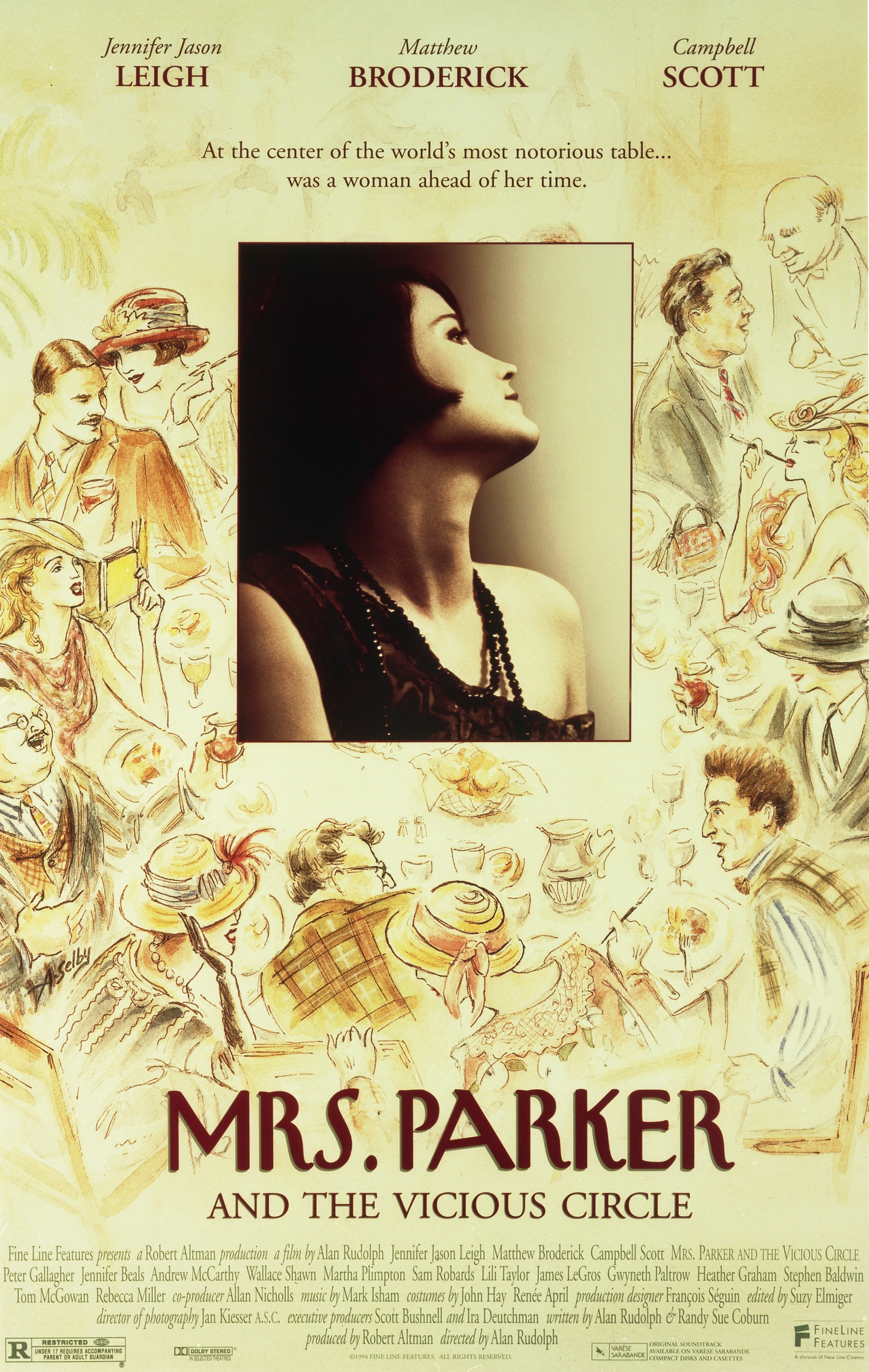 Mega Sized Movie Poster Image for Mrs. Parker And The Vicious Circle (#1 of 2)