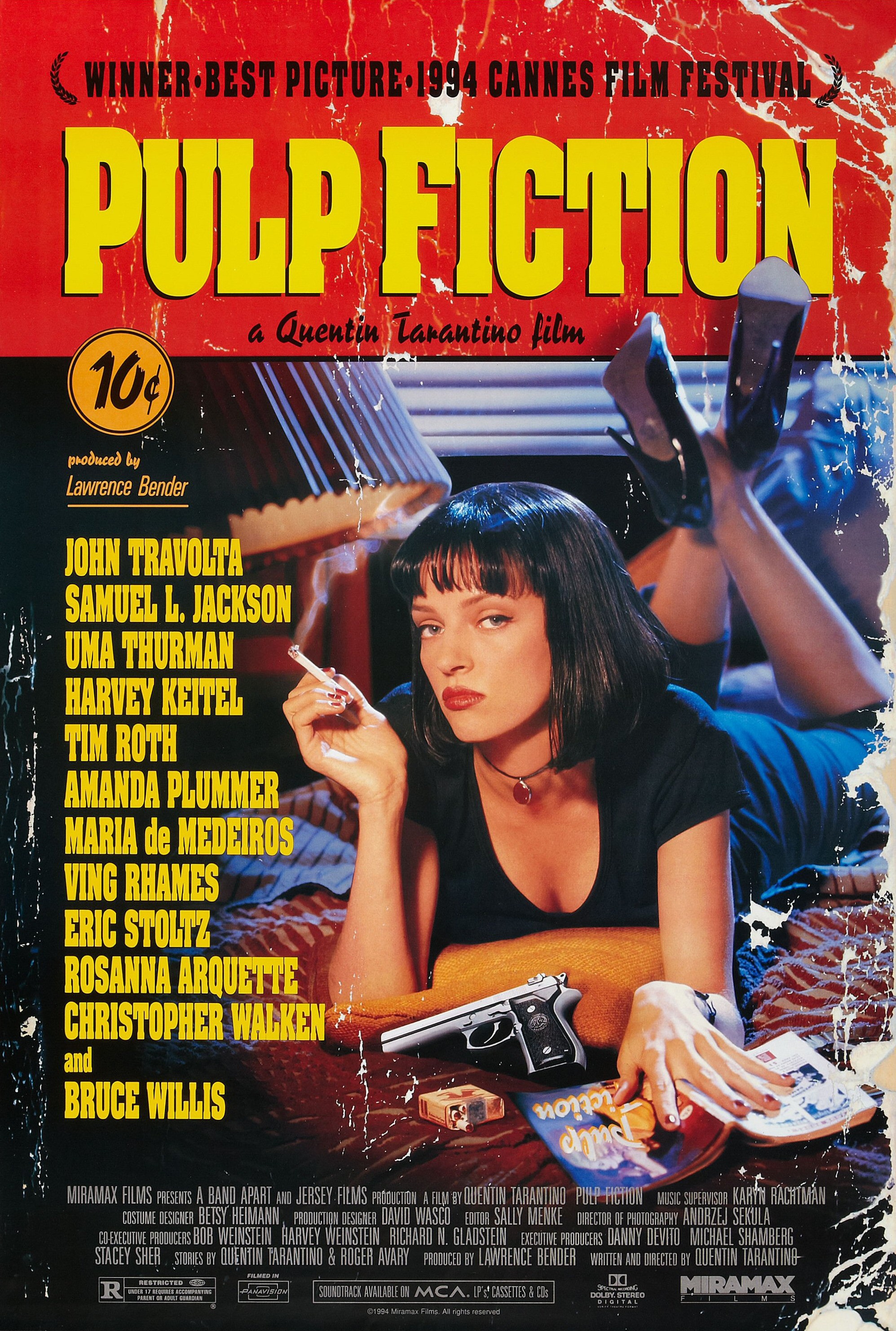Mega Sized Movie Poster Image for Pulp Fiction (#2 of 9)